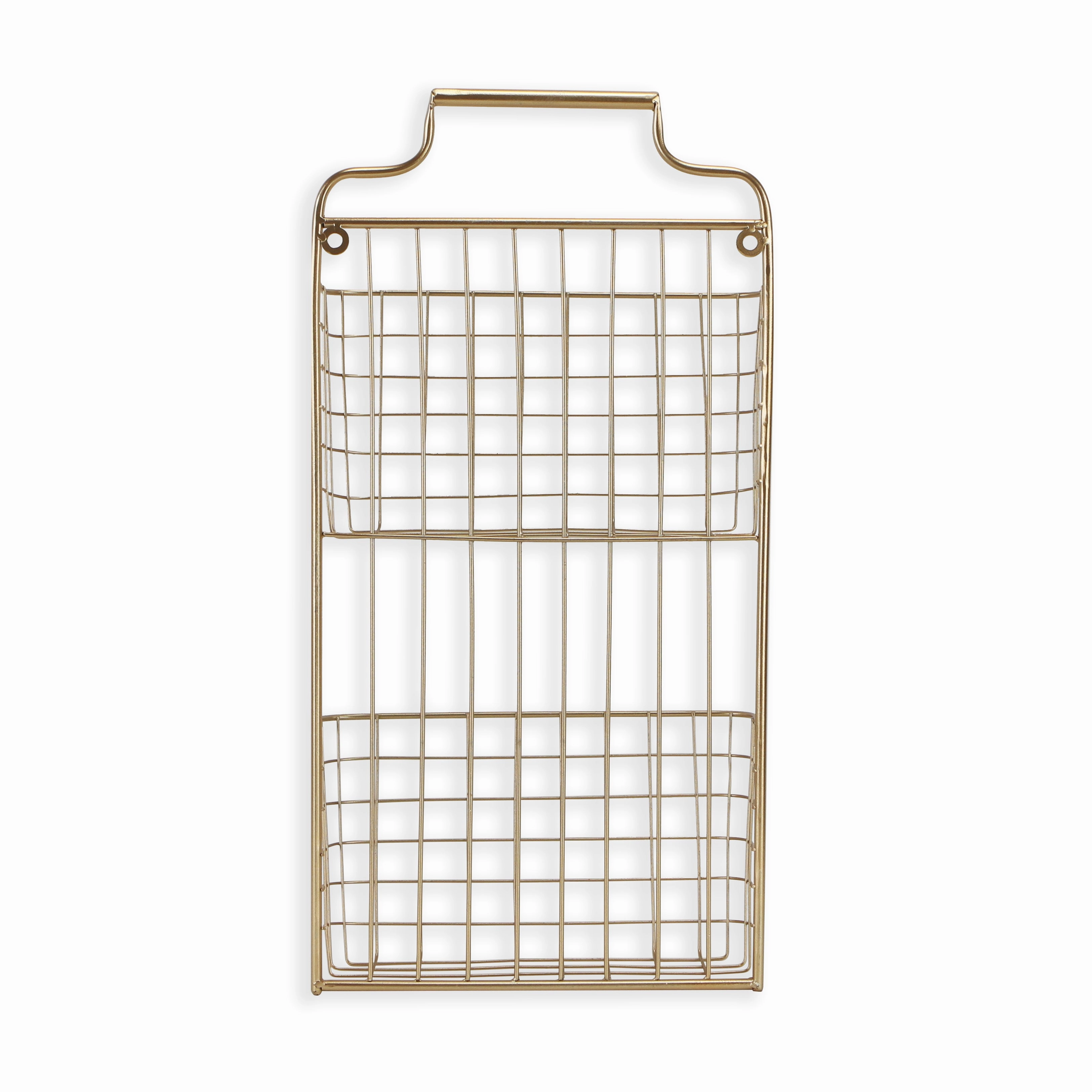 4605 - Linnet Gold Wall Basket