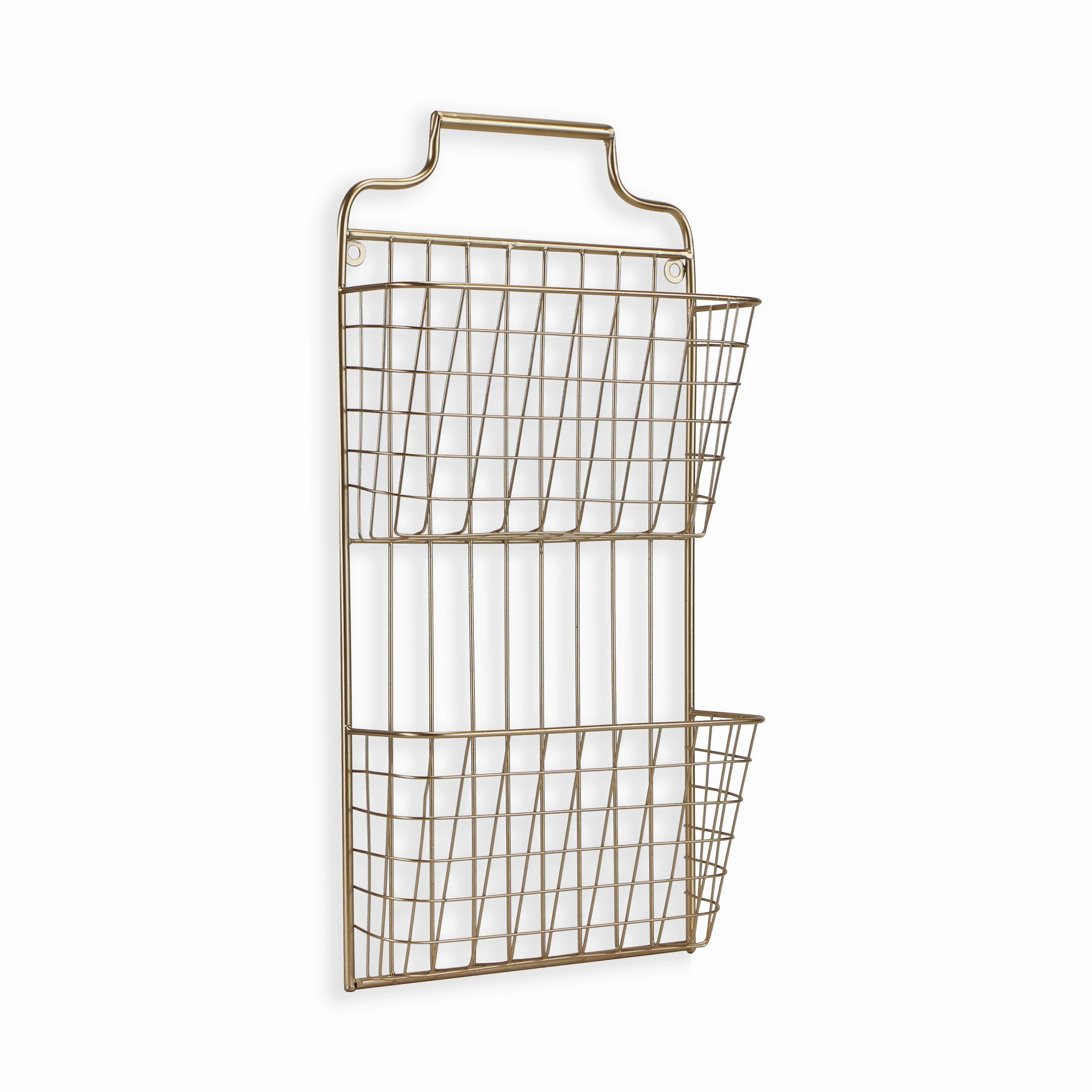 4605 - Linnet Gold Wall Basket