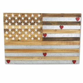 4782 - Tellur Wood & Metal US Flag 
