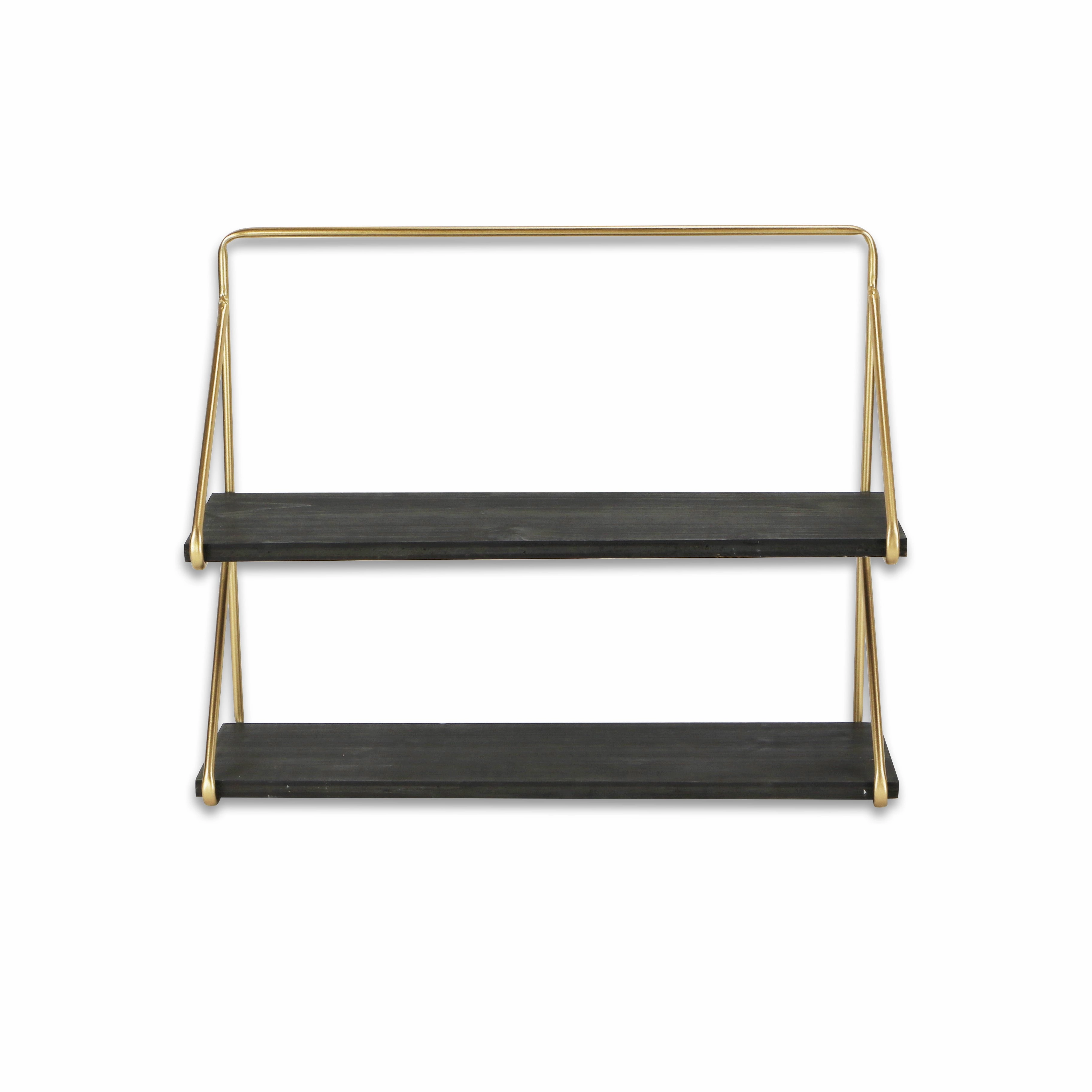 4808 - Nicasia Wood Wall Shelf 