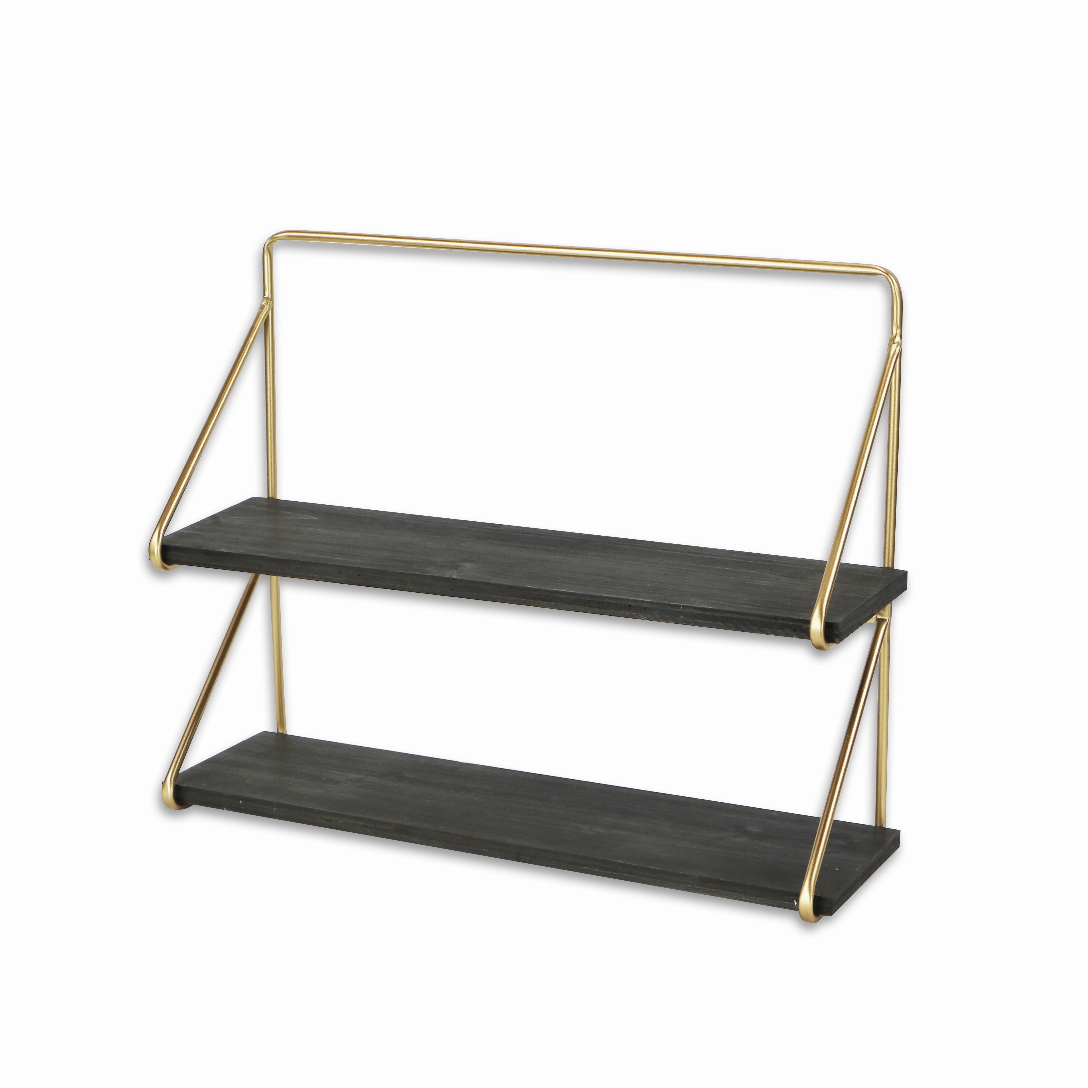 4808 - Nicasia Wood Wall Shelf