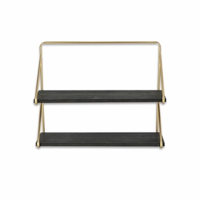 4808 - Nicasia Wood Wall Shelf 