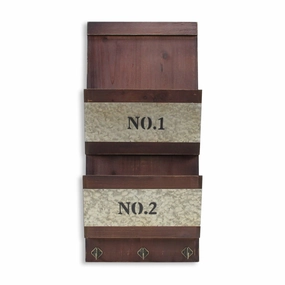 4824S - Zylia Wood Wall Storage 