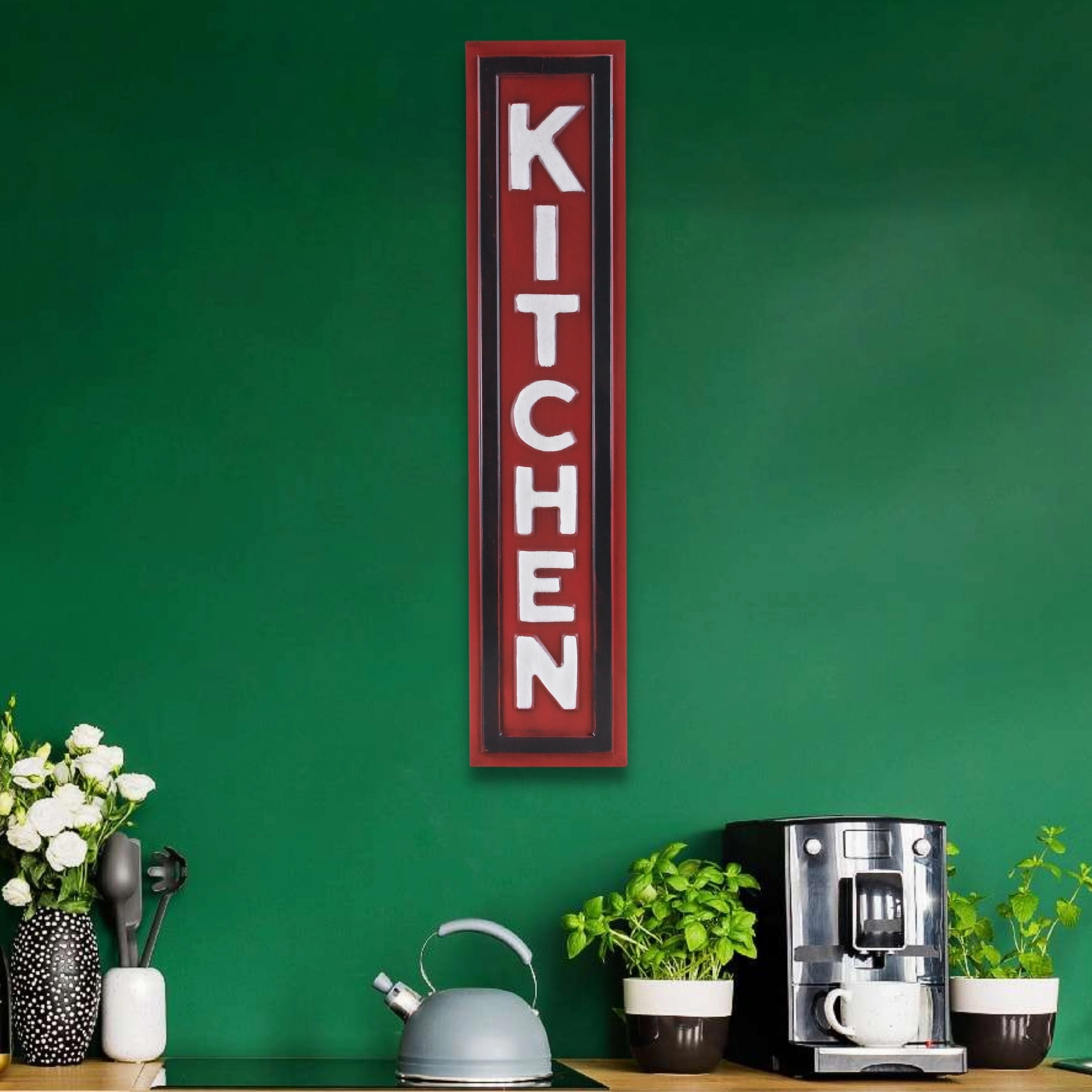 5000 - Callo Red "Kitchen" Sign