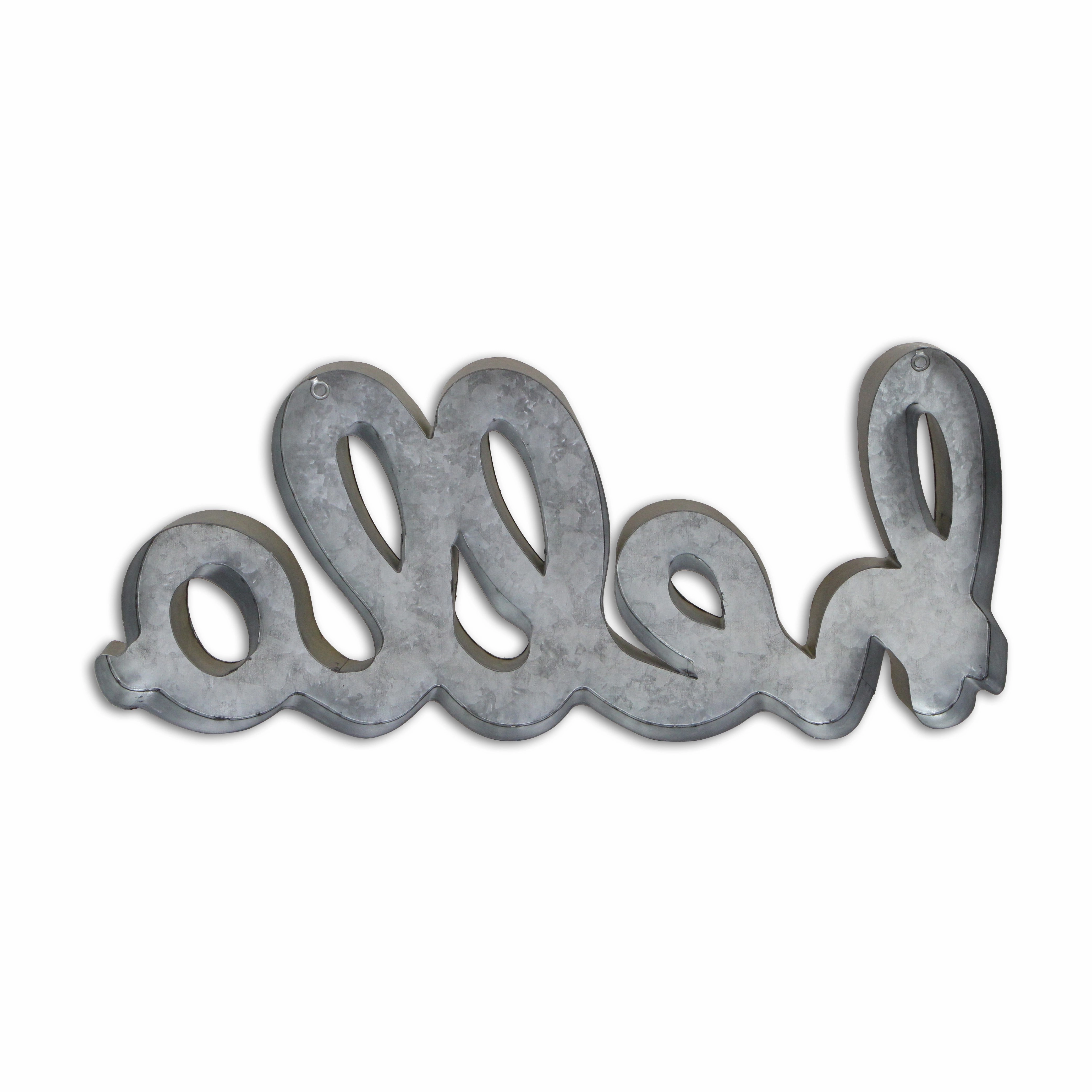5005 - Elsie "hello" Wall Sign