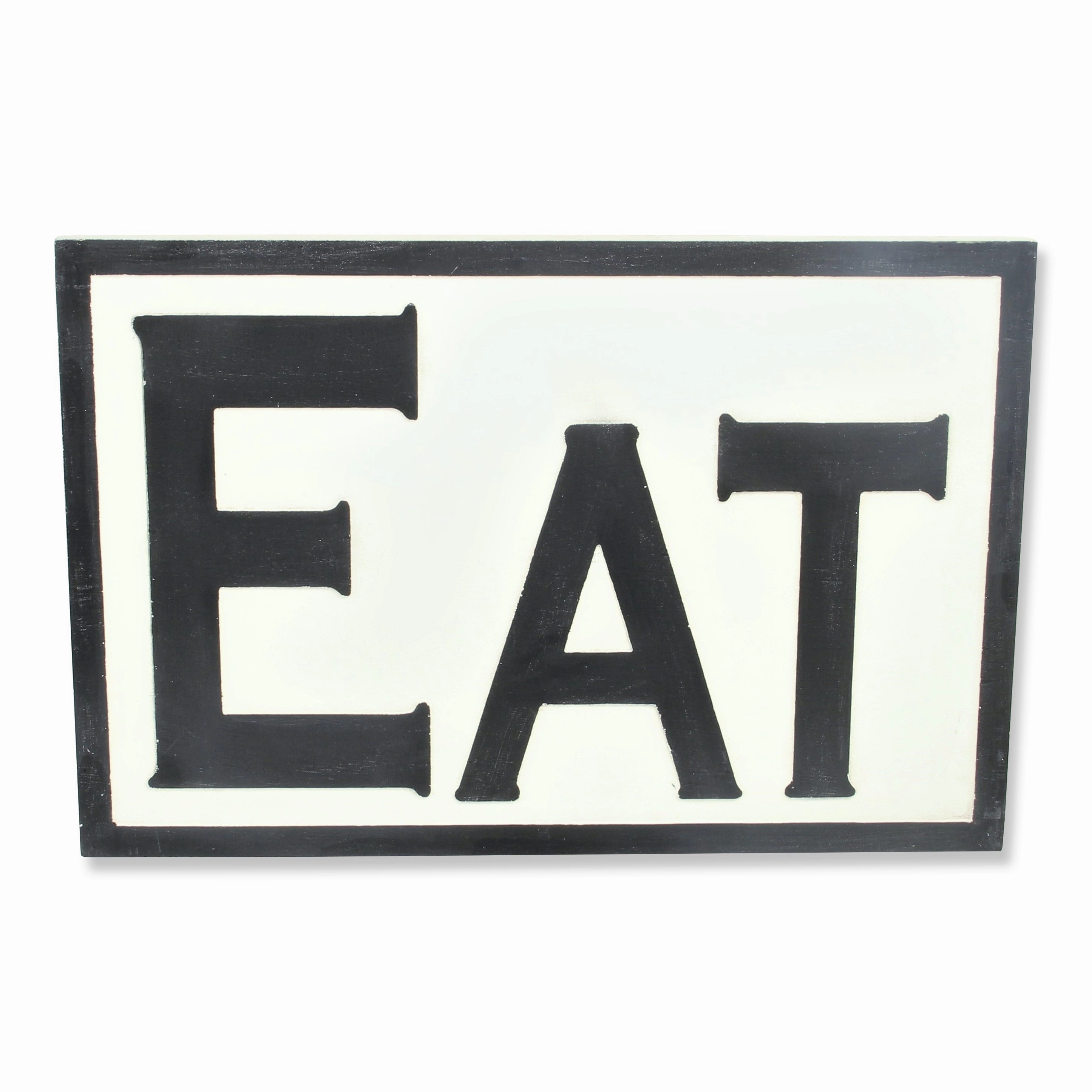 5011 - Hattie Wooden "EAT" Sign 