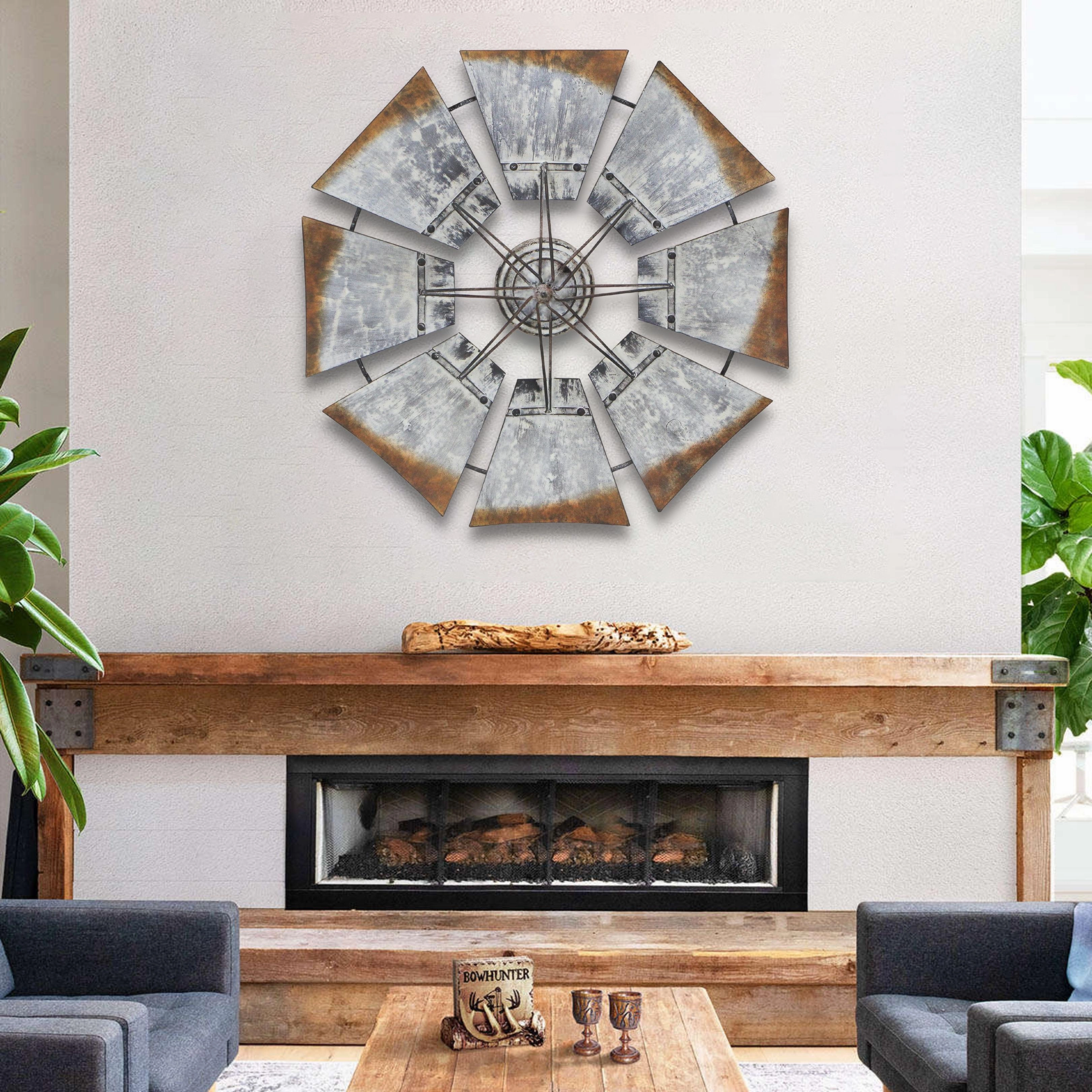 5139 - Hayes Windmill Metal Decor