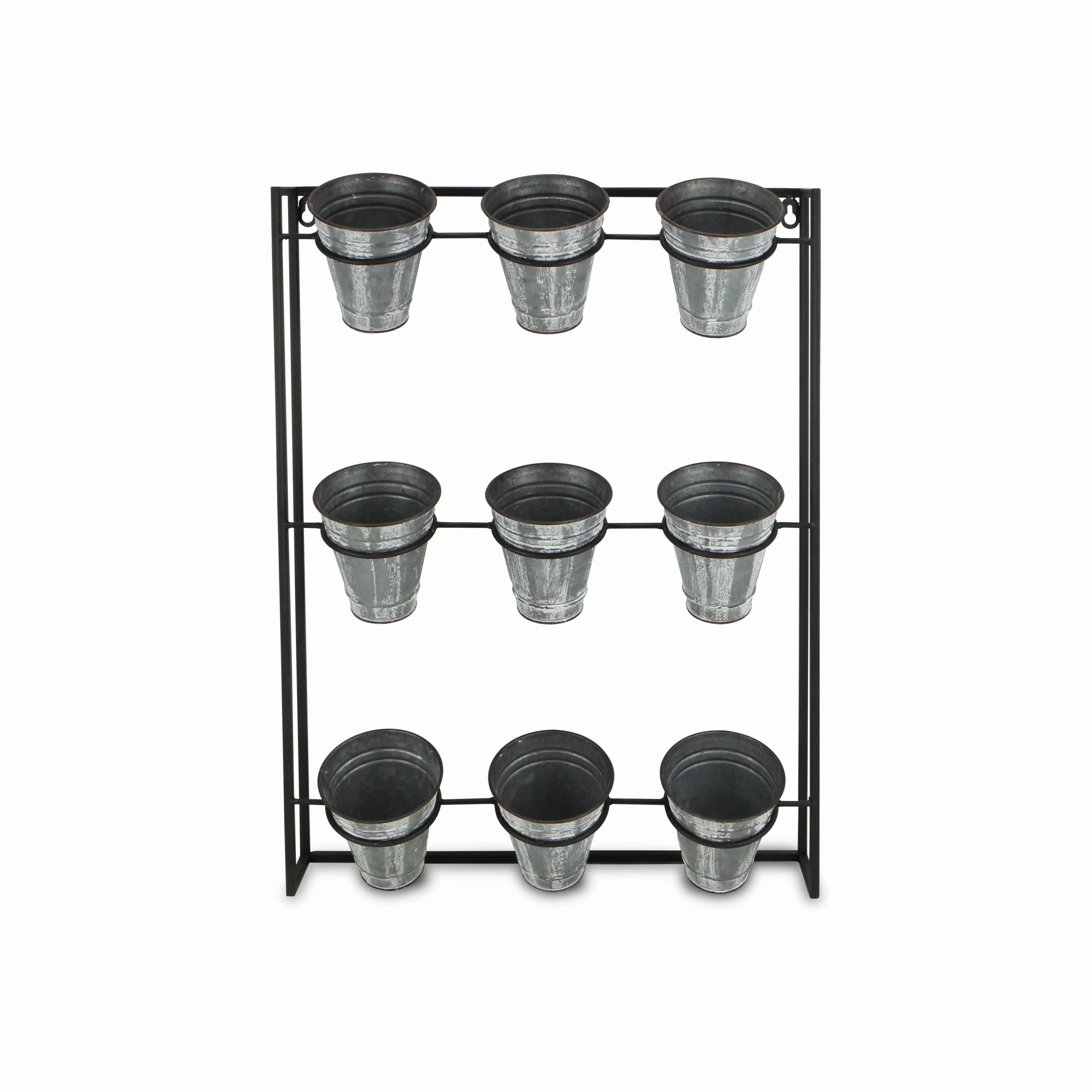 5204 - Ione 9 Pot Wall Planter 