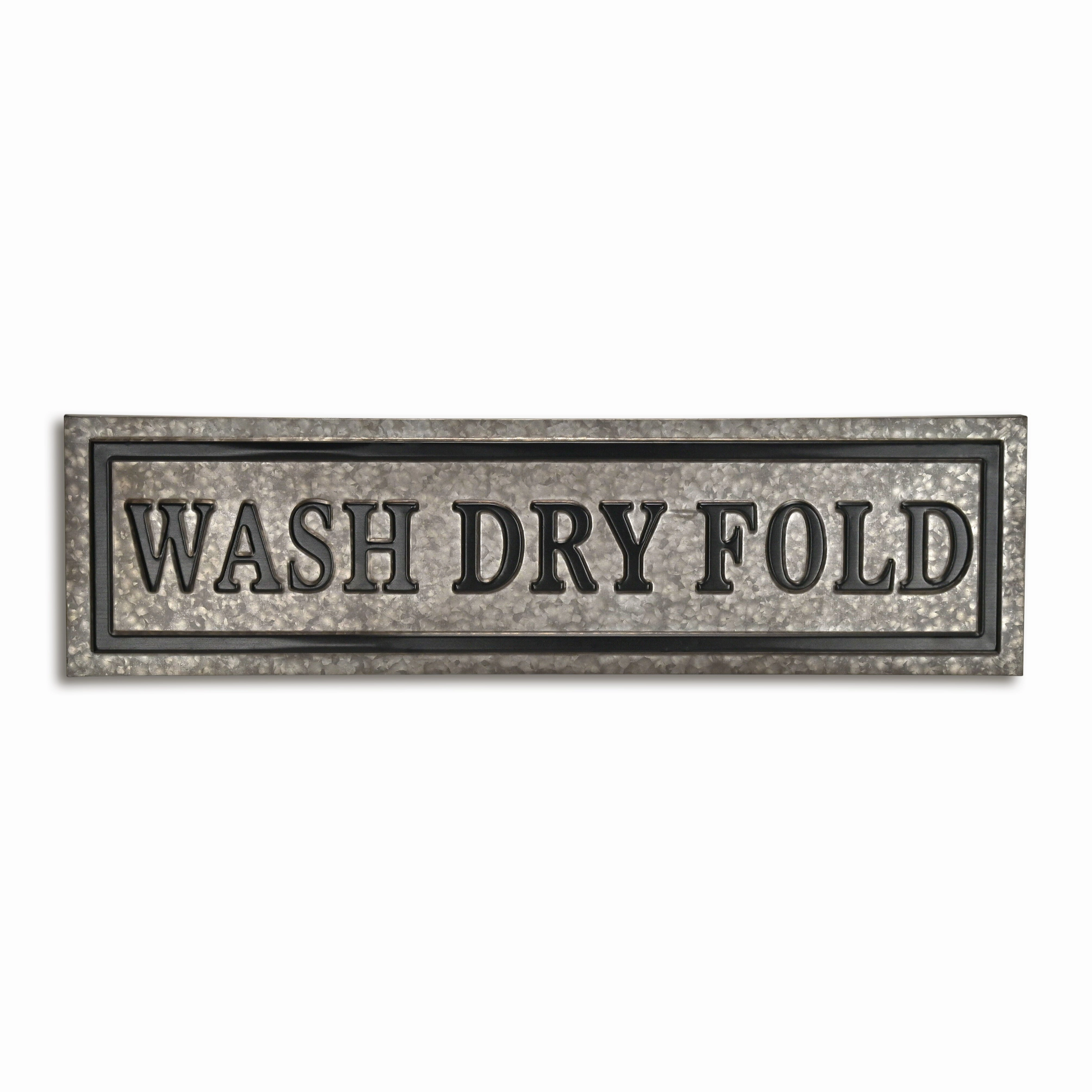 5285WDF - Arabella "Wash Dry Fold" Sign 