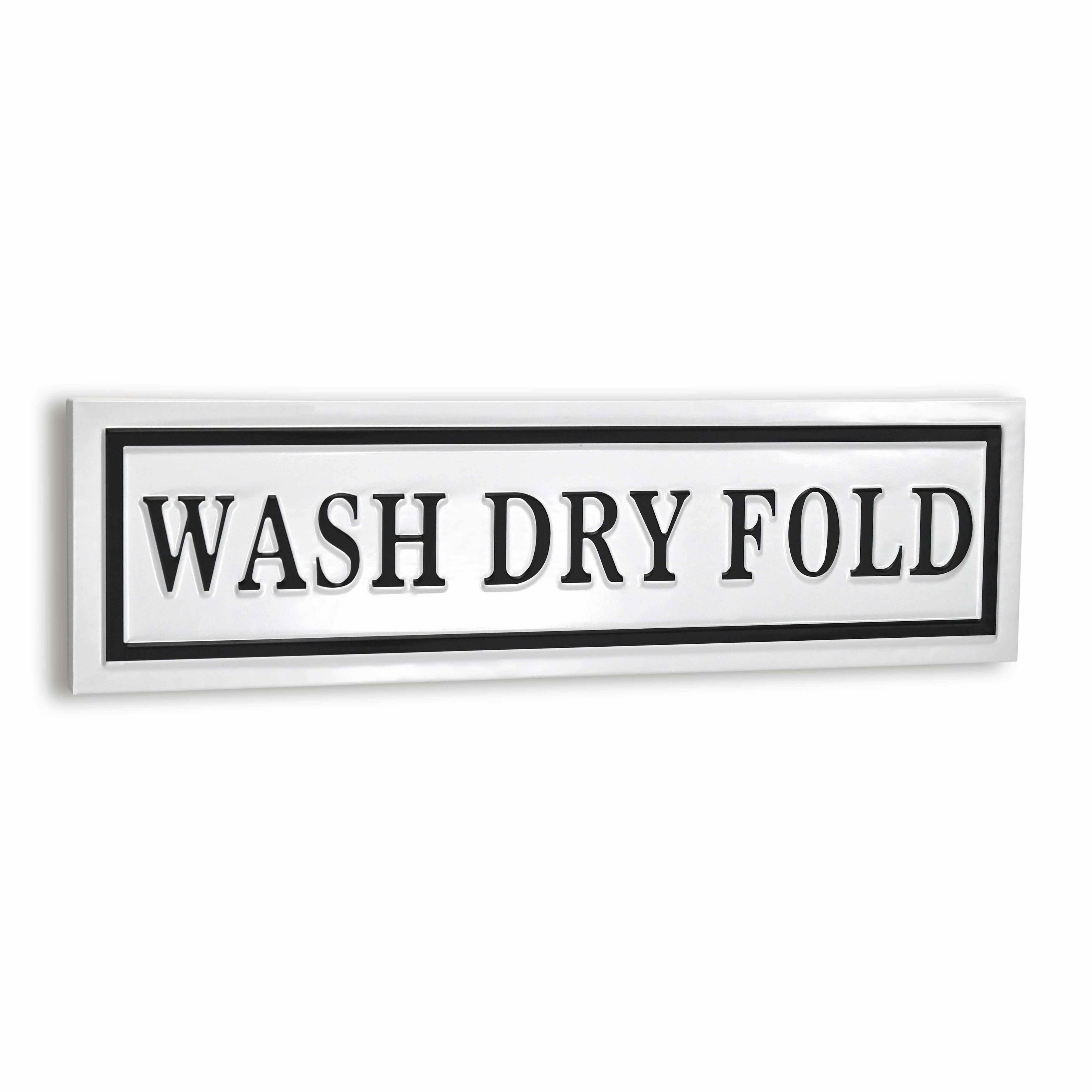 5285WDF-WT - Arabella Laundry Themed Sign - White