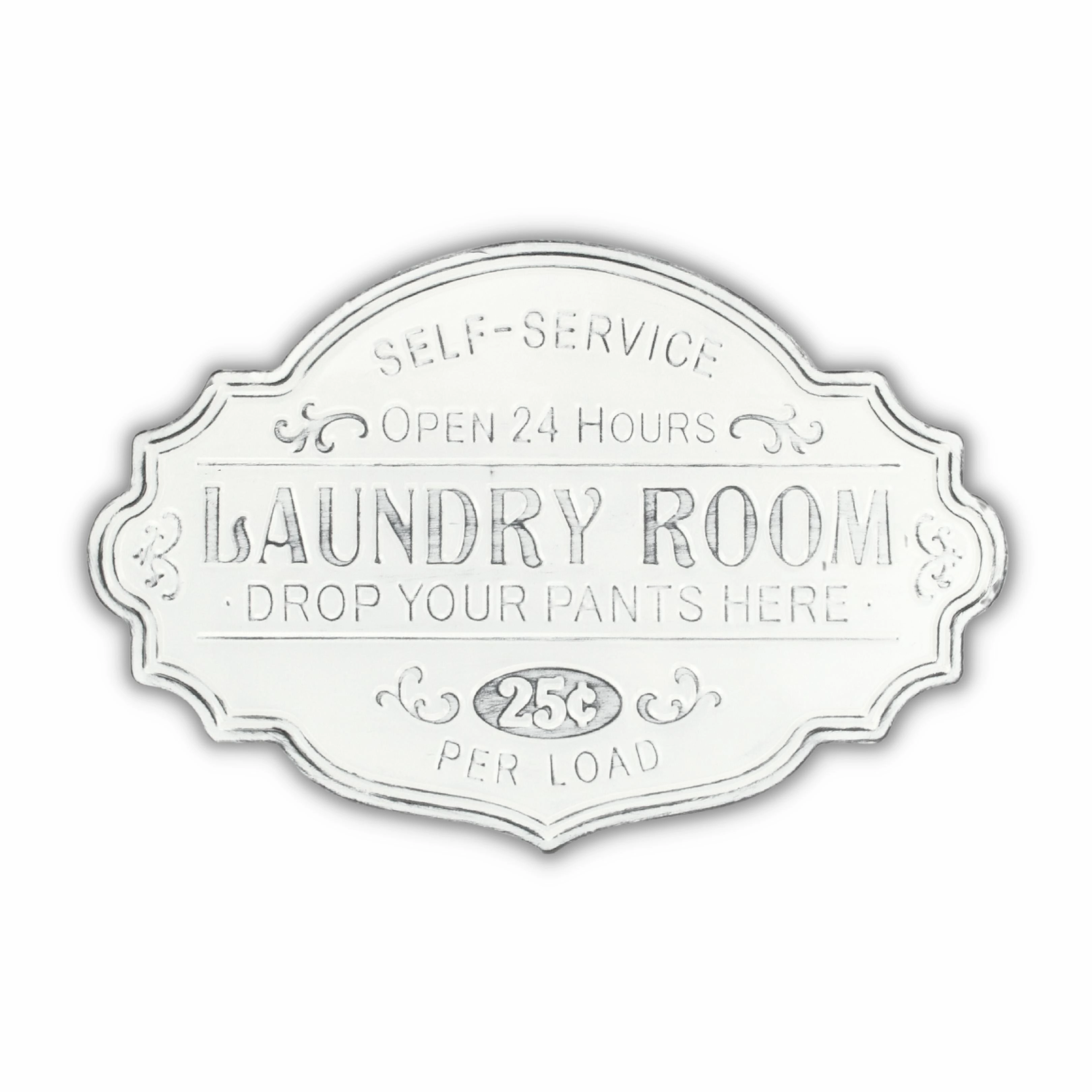 5321 - Dafina Enamel Laundry Sign 