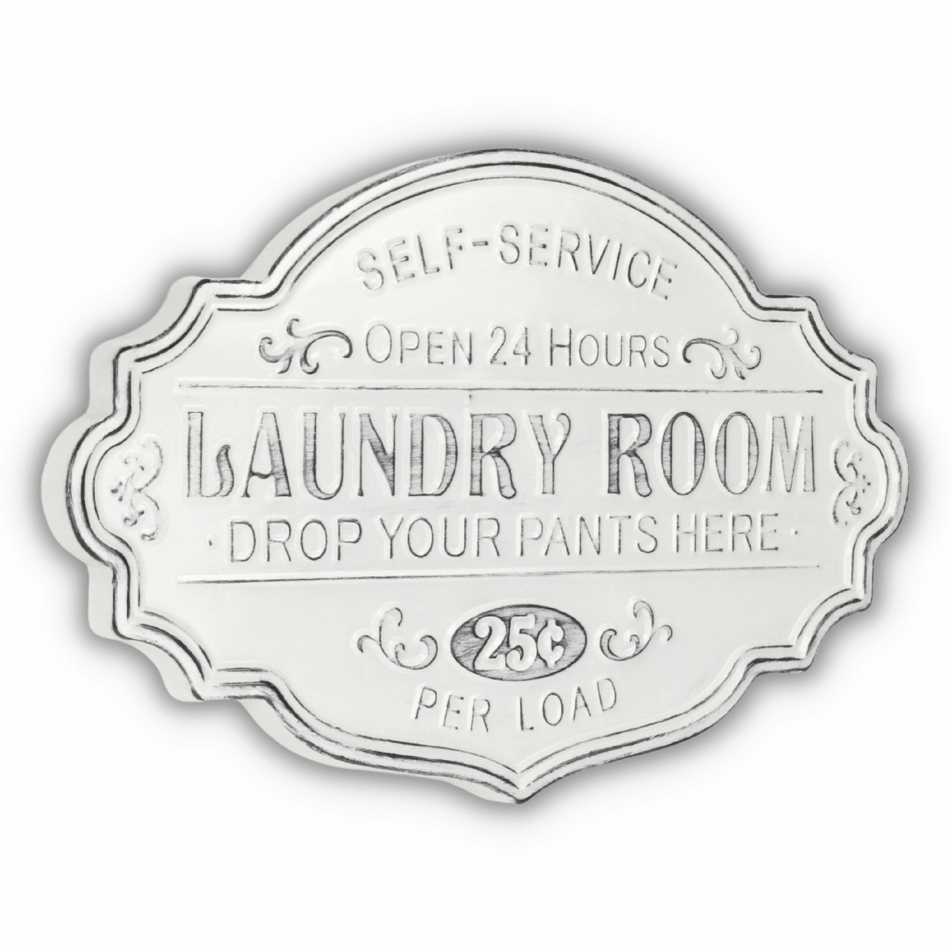 5321 - Dafina Enamel Laundry Sign