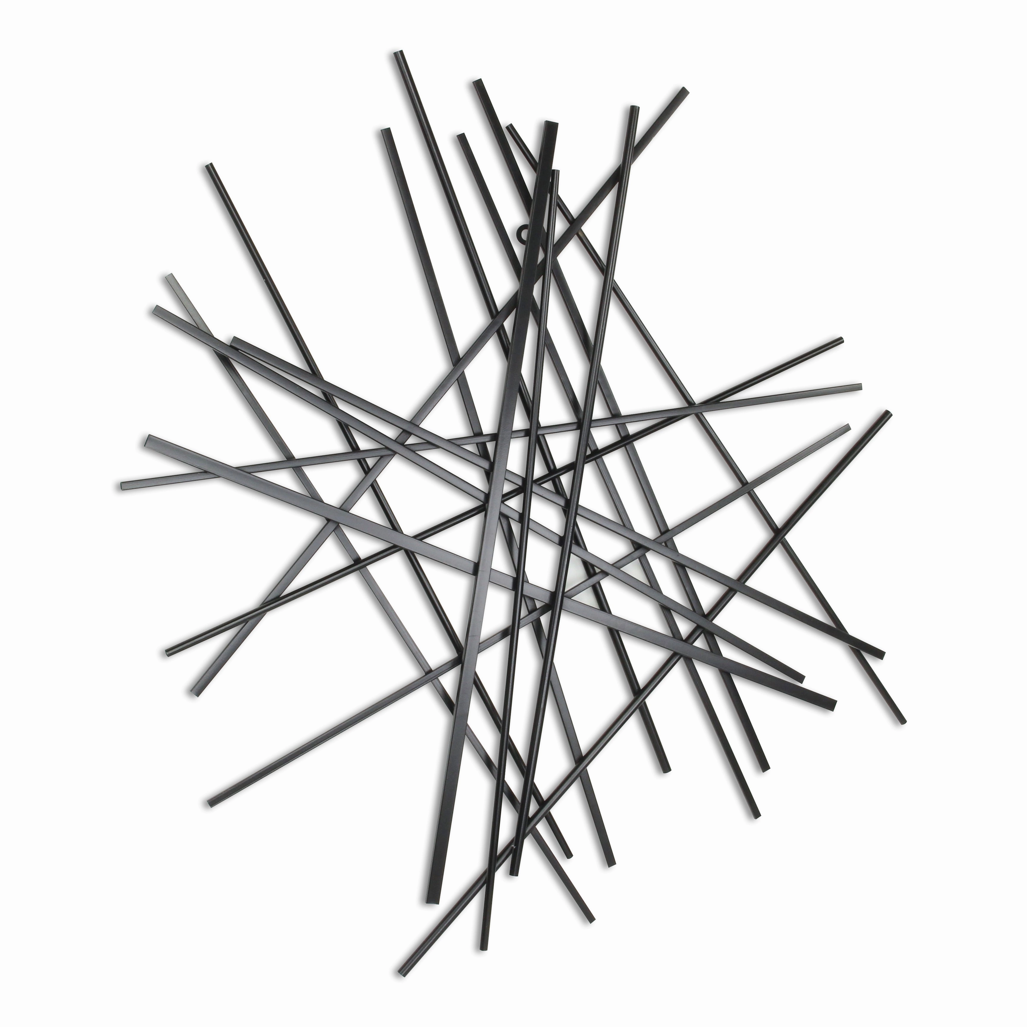 5369BK - Avalon Large Wall Dcor - Black
