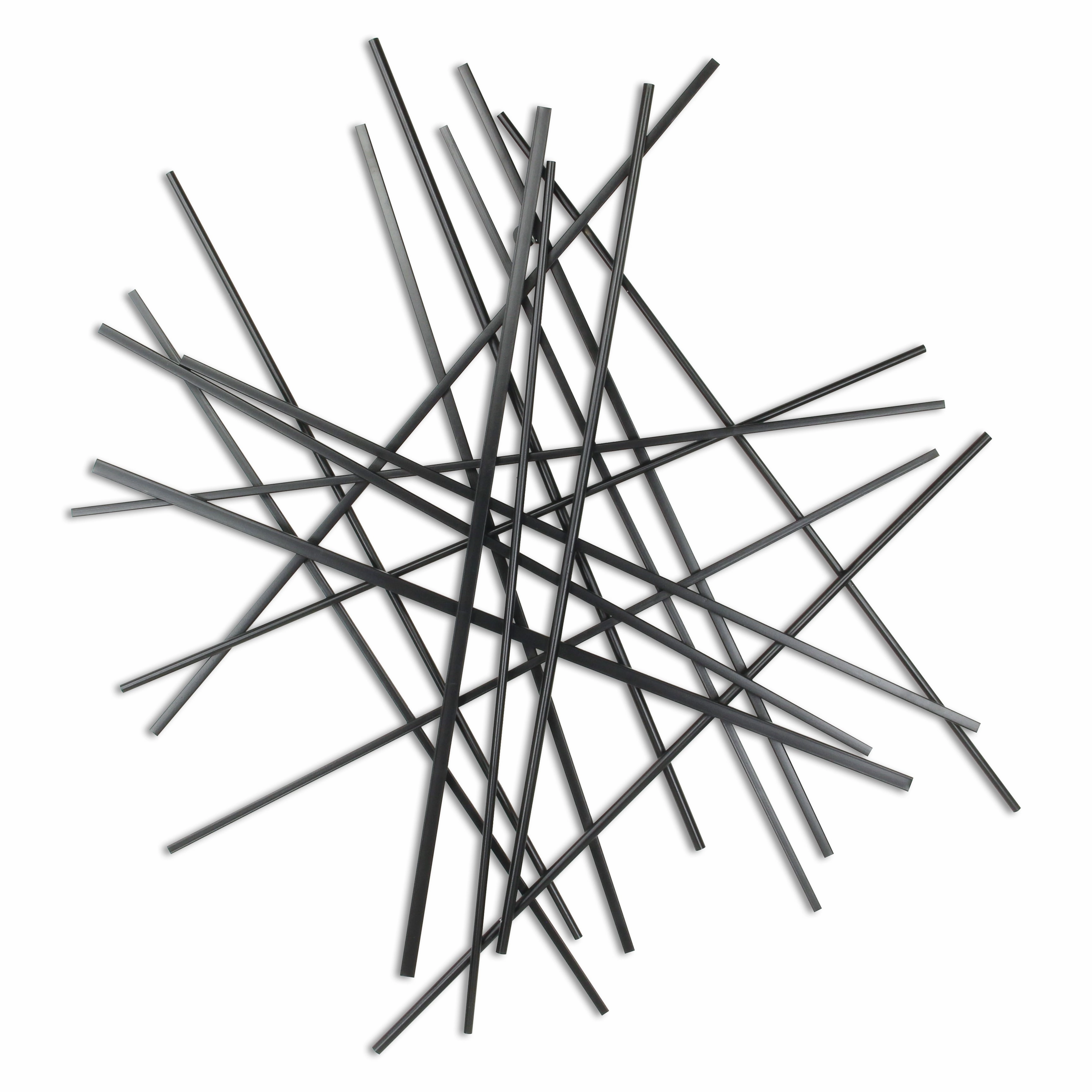 5369BK - Avalon Large Wall Dcor - Black 