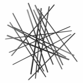 5369BK - Avalon Large Wall Dcor - Black 