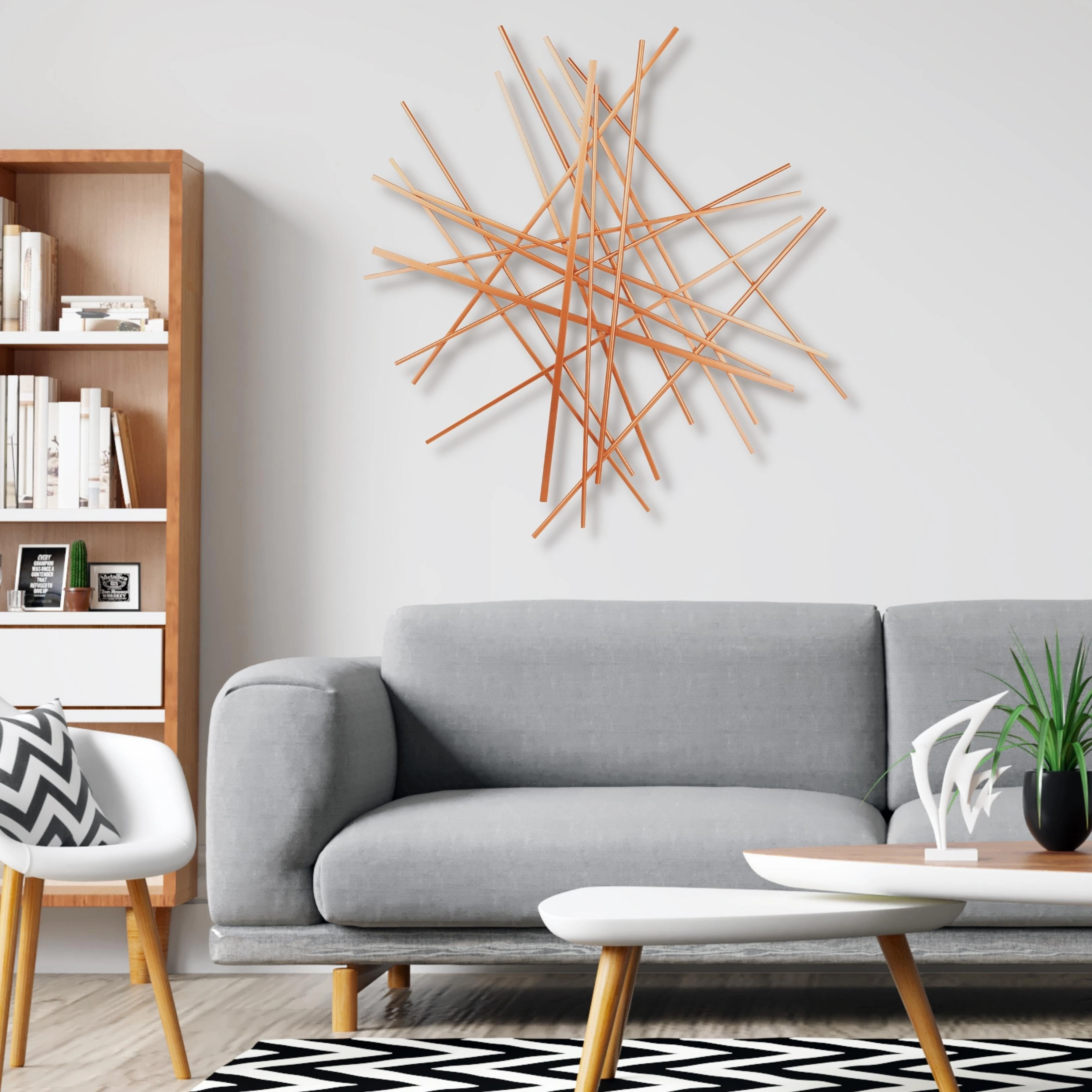 5369RG - Avalon Large Wall Dcor - Rosegold