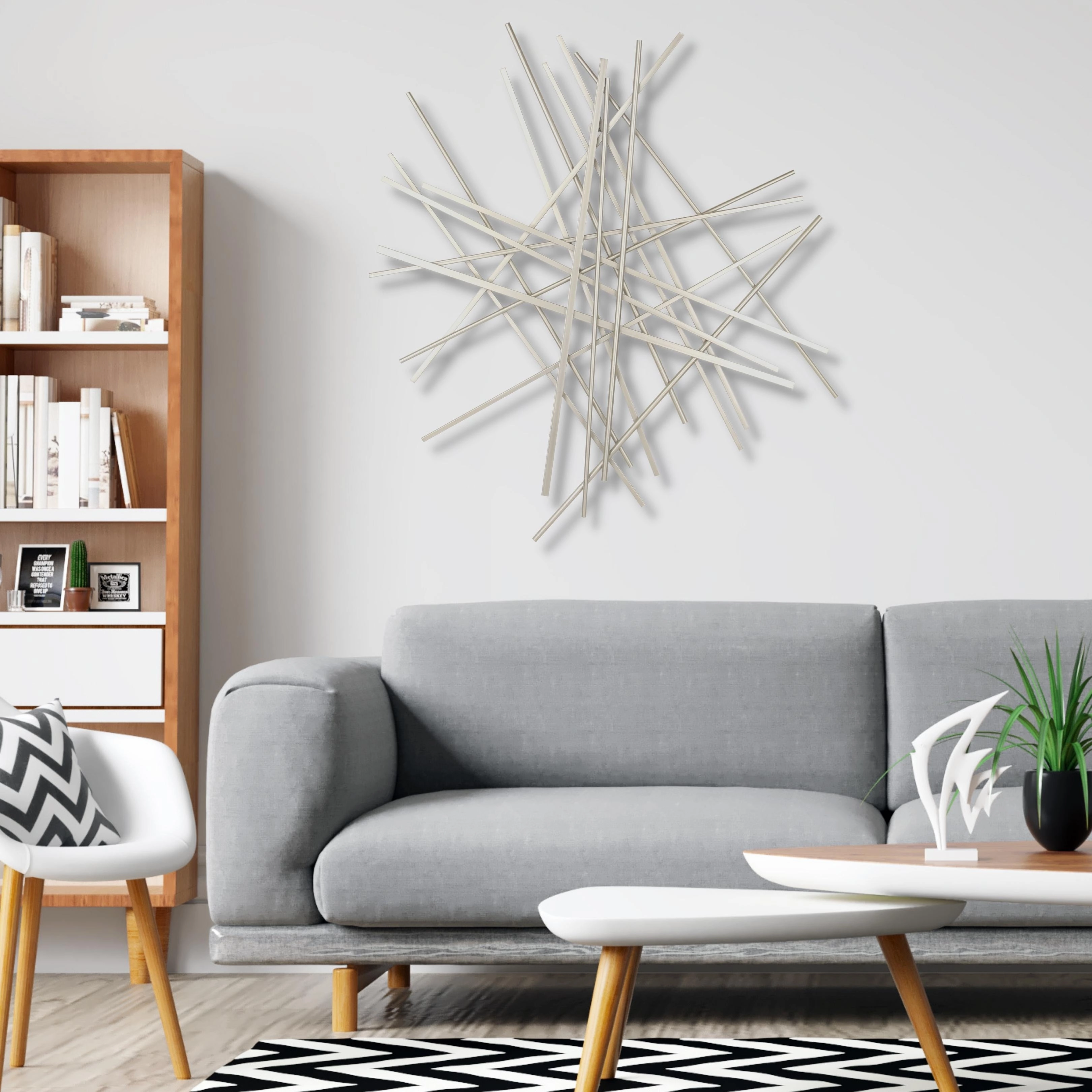 5369SV - Avalon Large Wall Dcor - Silver