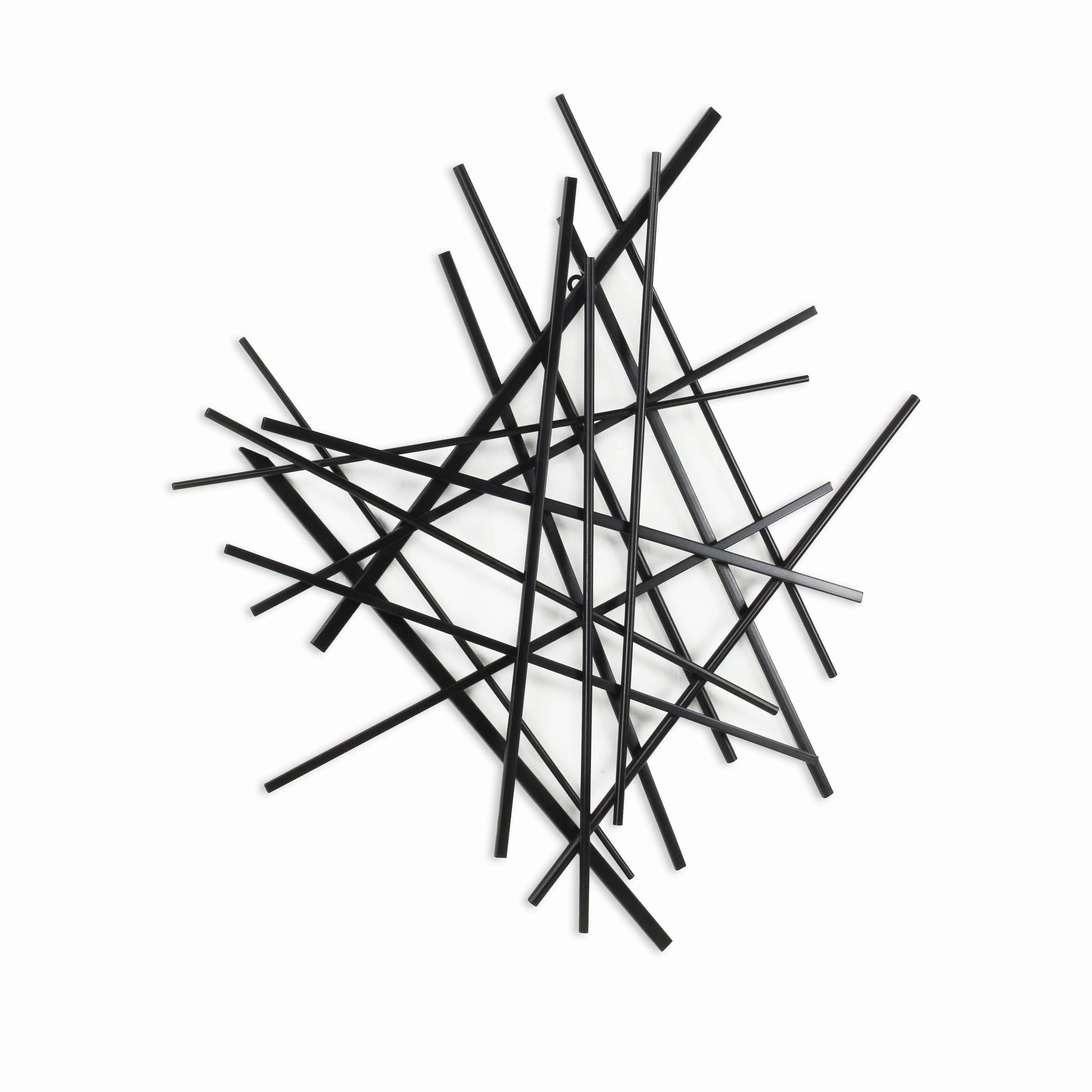 5370BK - Avalon Small Wall Dcor - Black