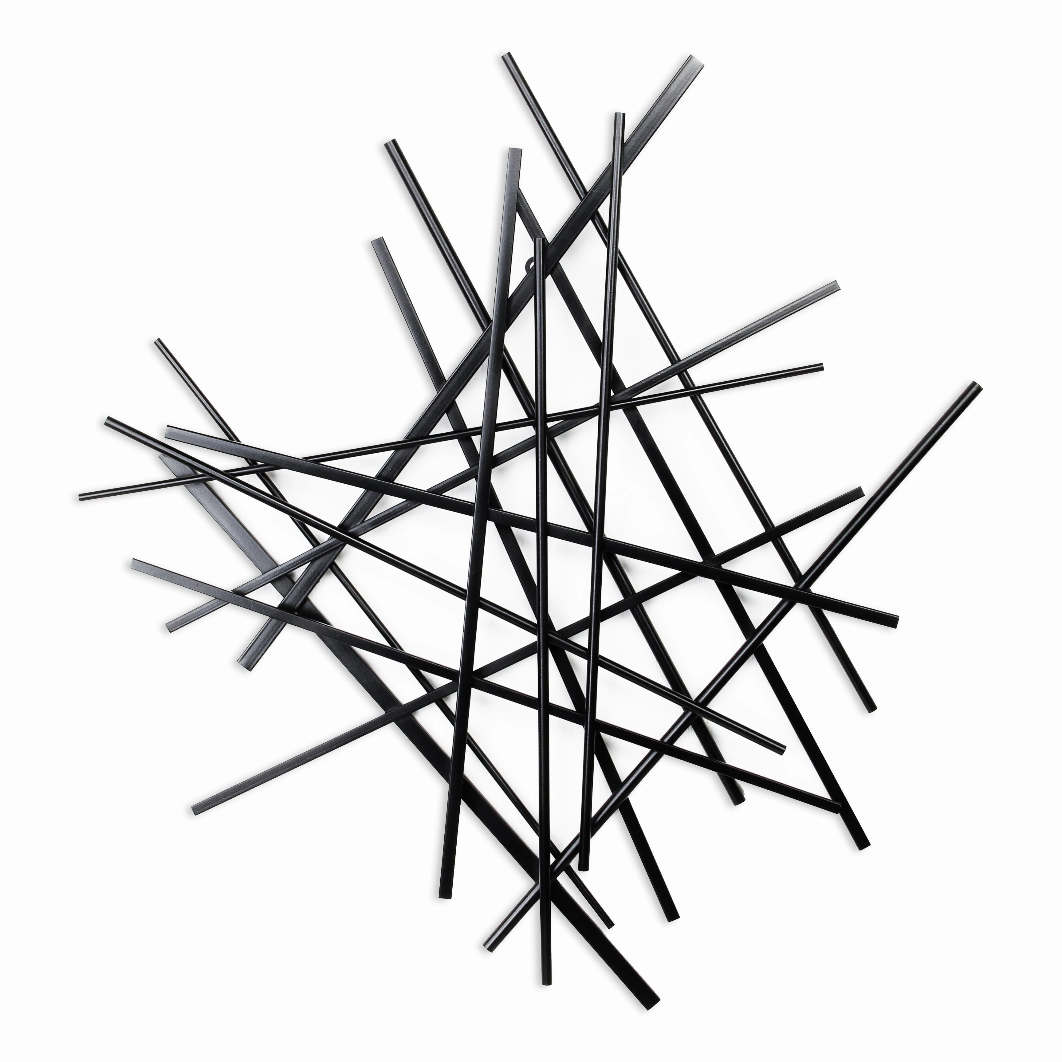 5370BK - Avalon Small Wall Dcor - Black 