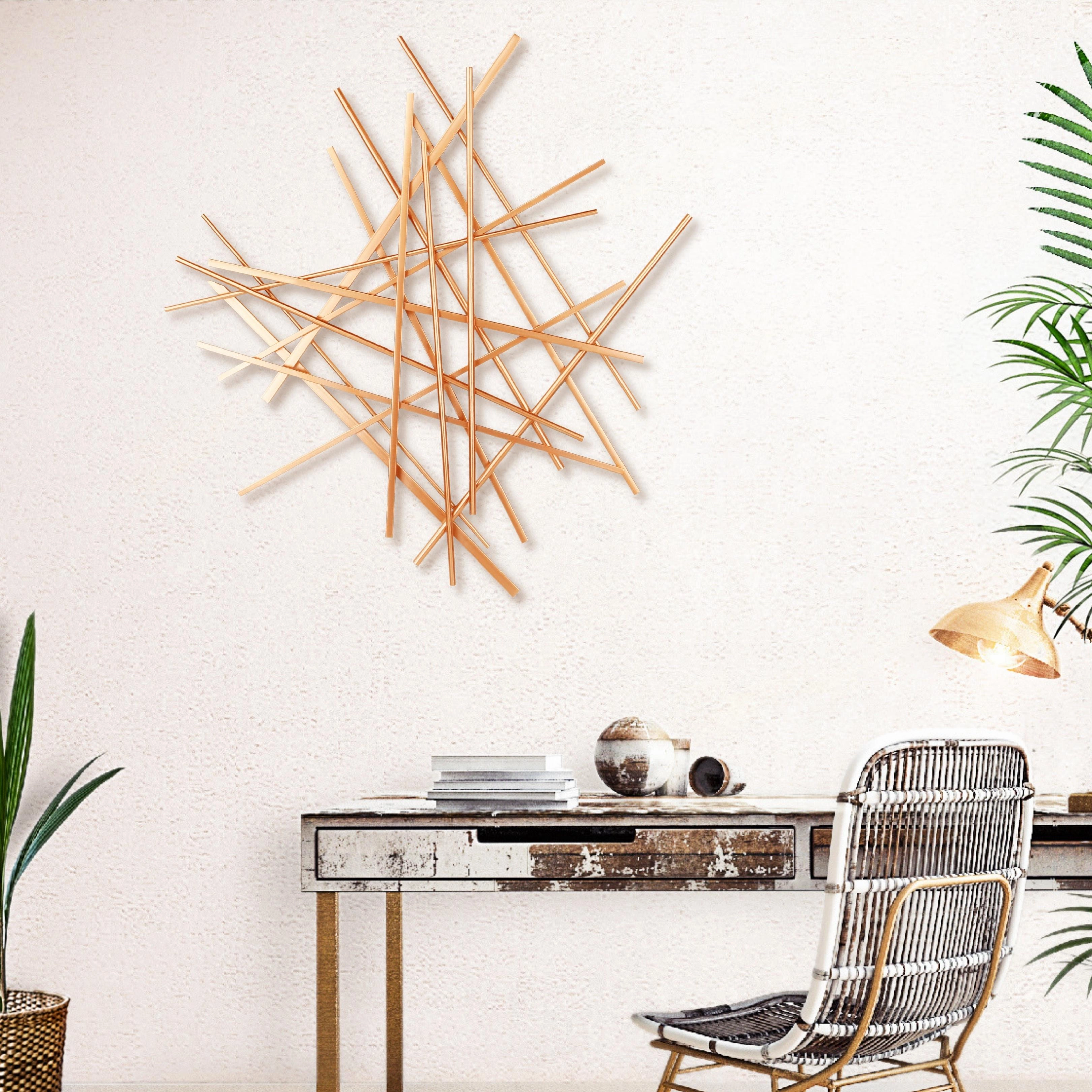 5370RG - Avalon Small Wall Dcor - Rosegold