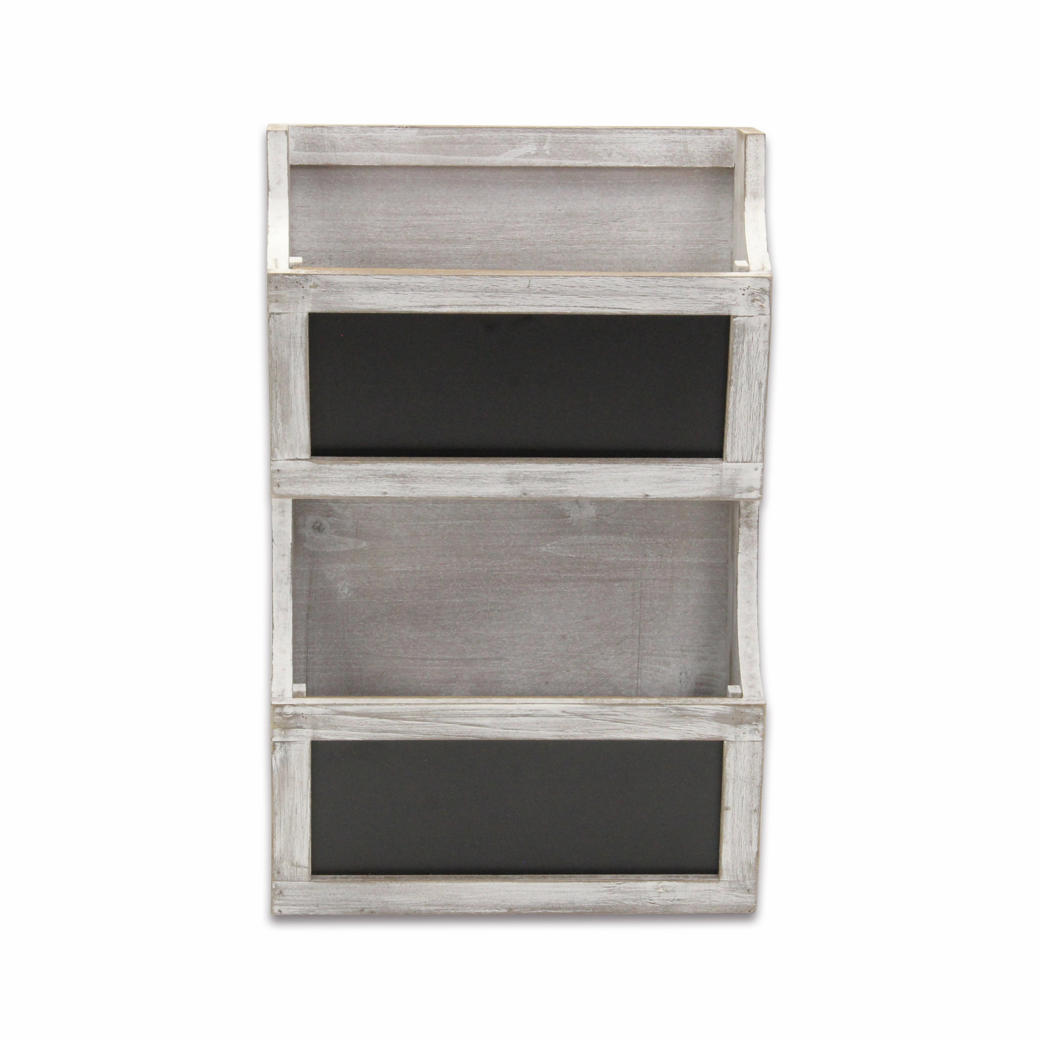 5393WT - Selby 2 Tier Wall Storage - White 