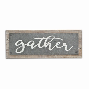 5425 - Lucia "Gather" Wall Sign 