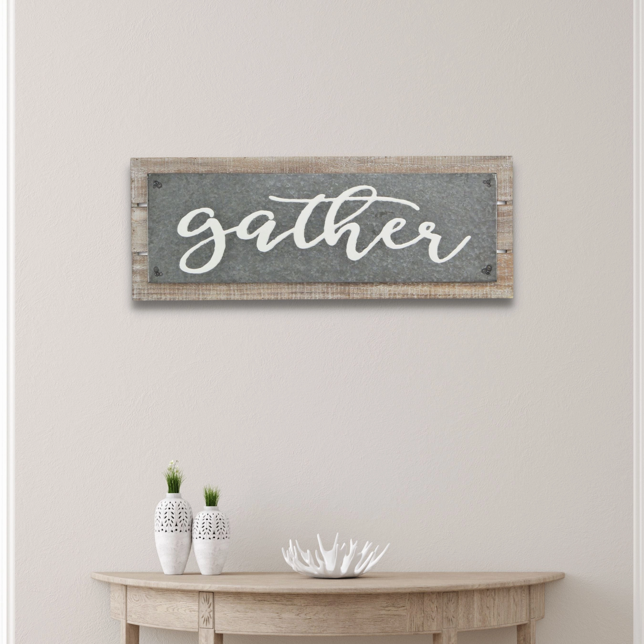 5425 - Lucia "Gather" Wall Sign