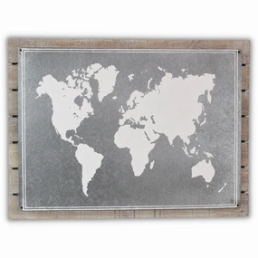 5431 - Oriana World Map Decor 