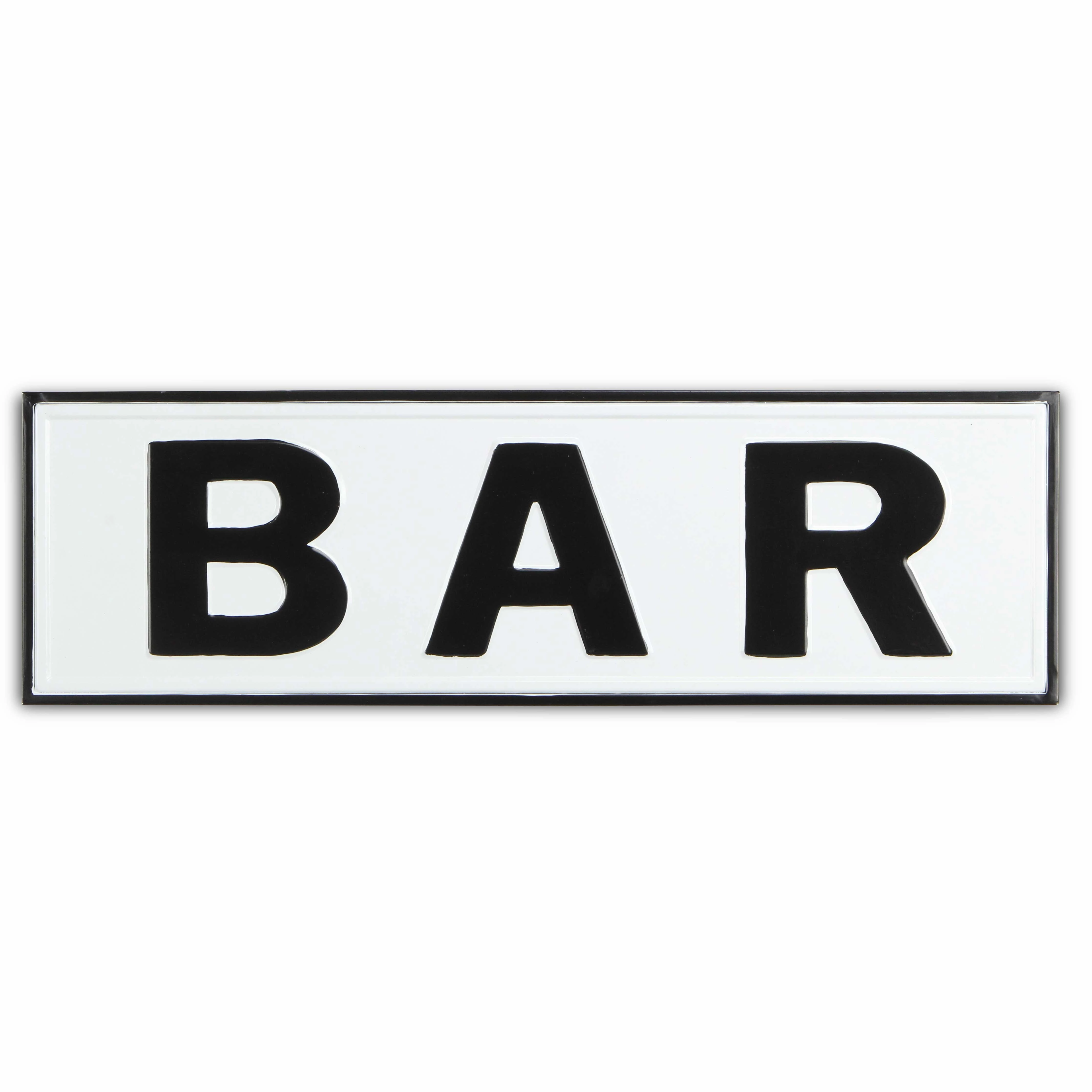5432 - Rosalia "BAR" Wall Sign 