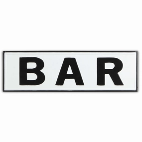5432 - Rosalia "BAR" Wall Sign 