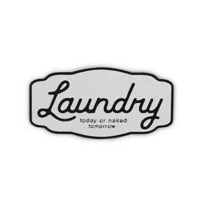 5579 - Irvin Metal Laundry Sign 