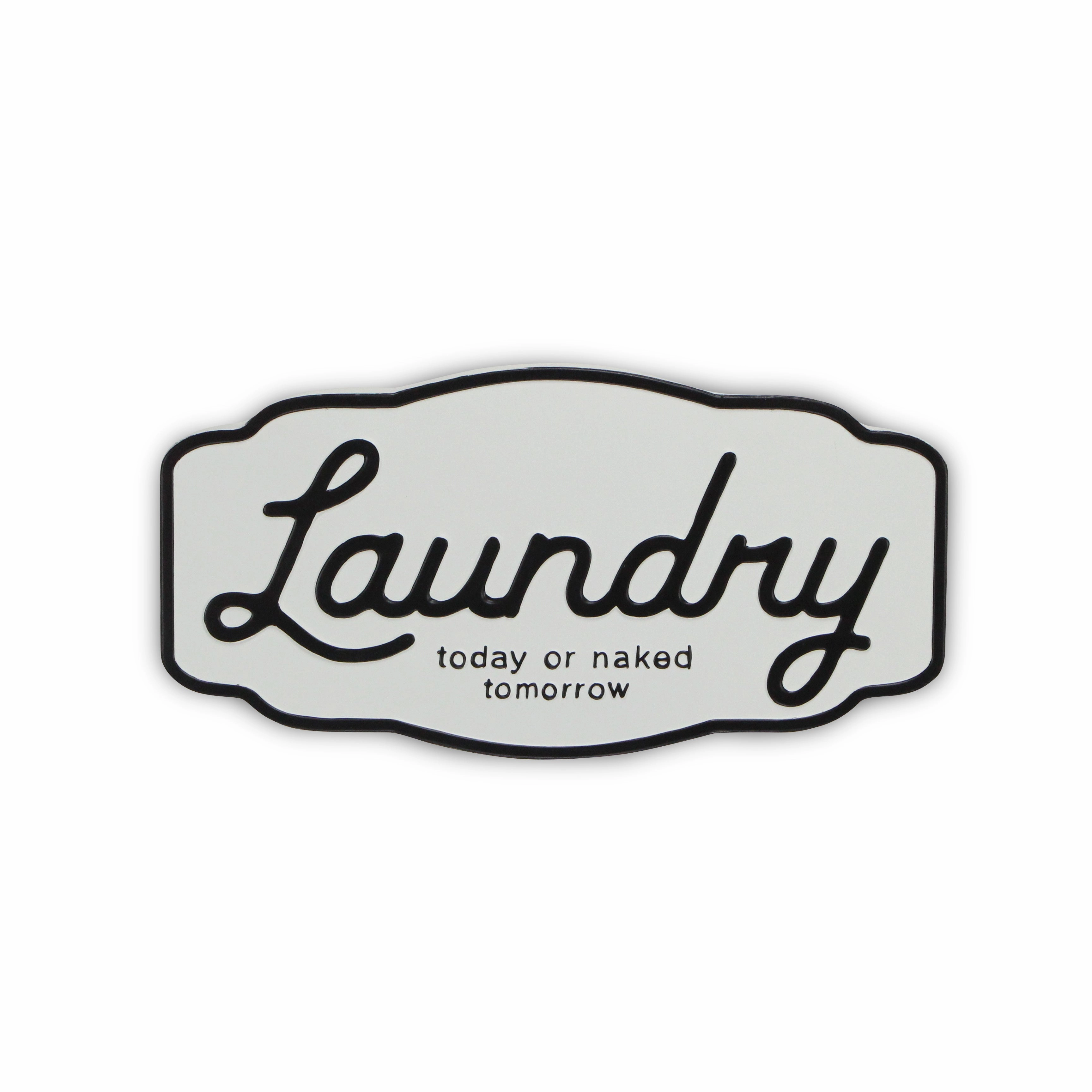 5579 - Irvin Metal Laundry Sign 
