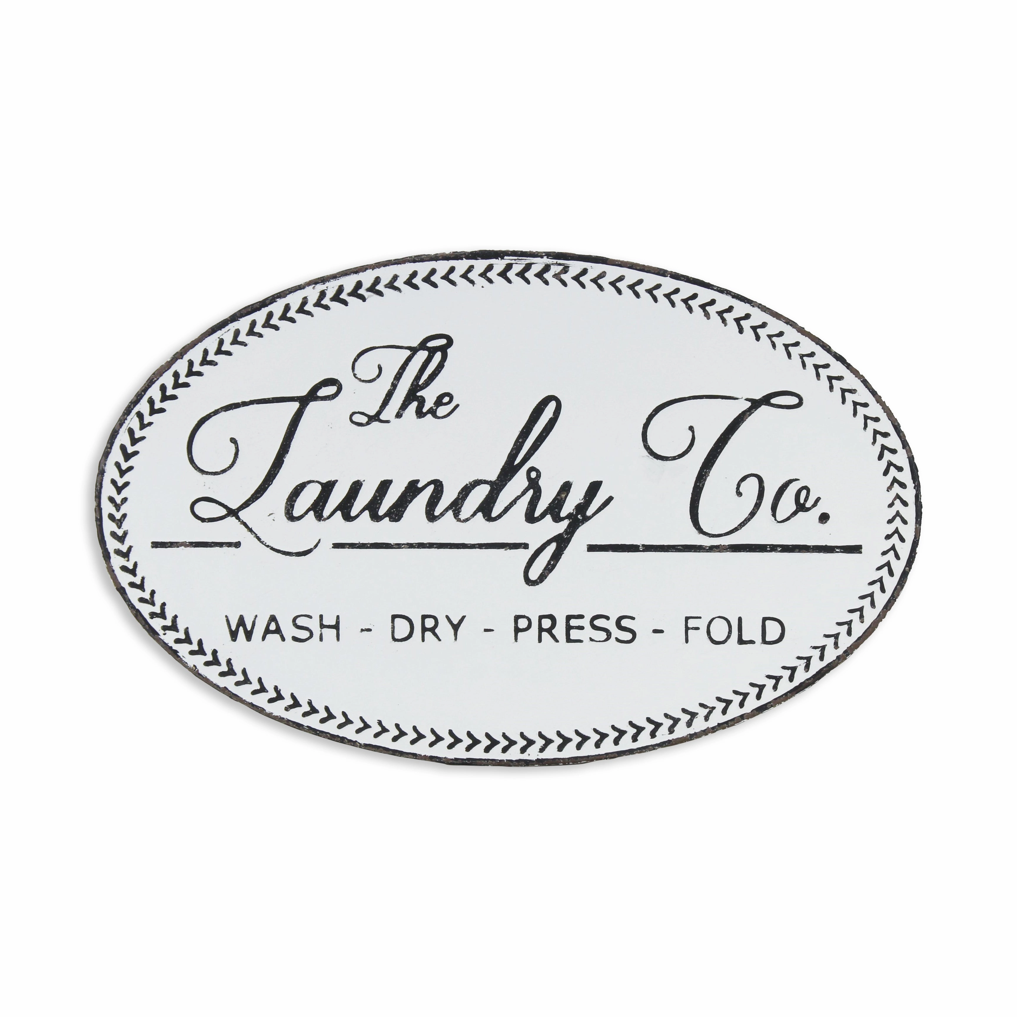 5580 - Karla Metal Laundry Sign 