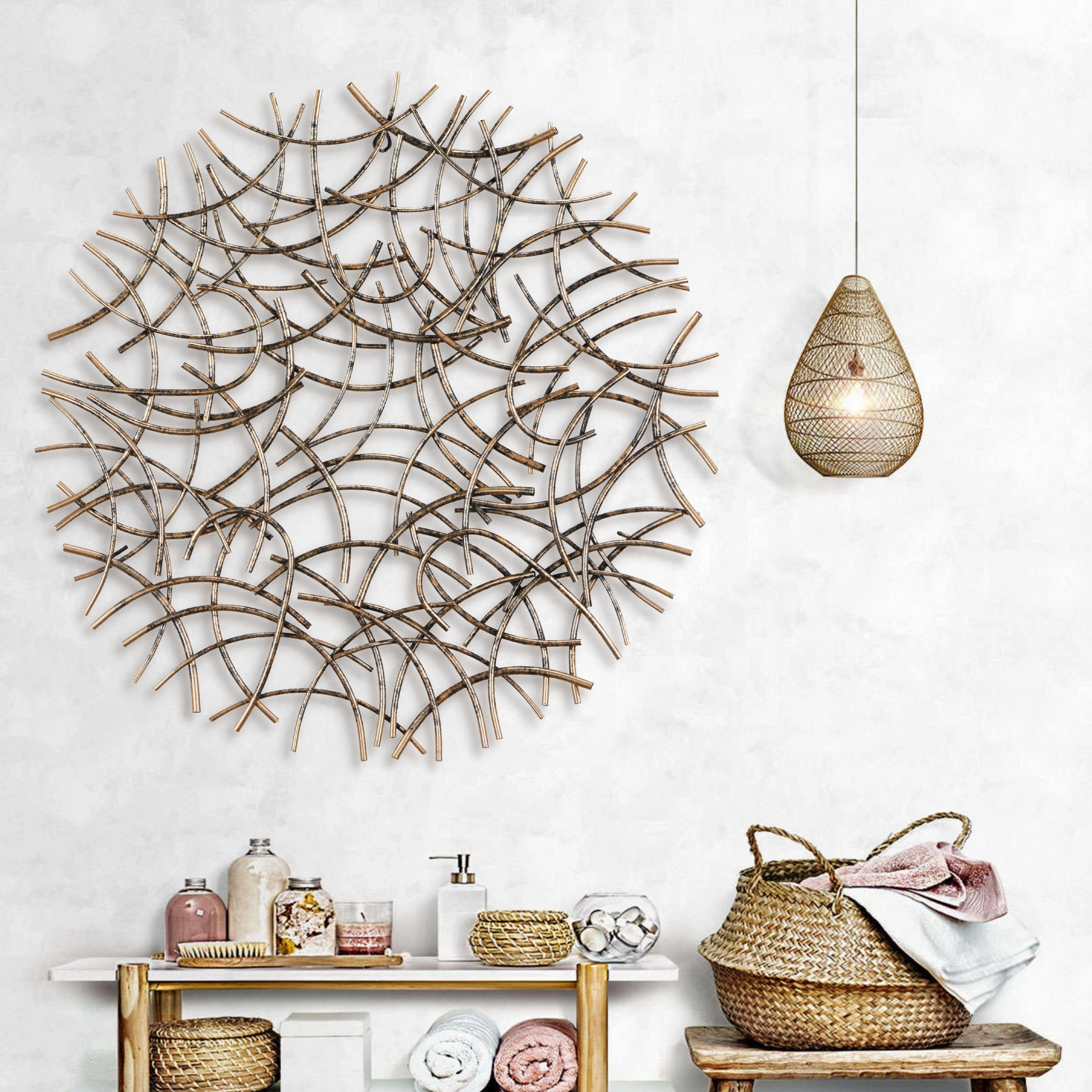 5621L - Ceru Bronze Abstract Decor