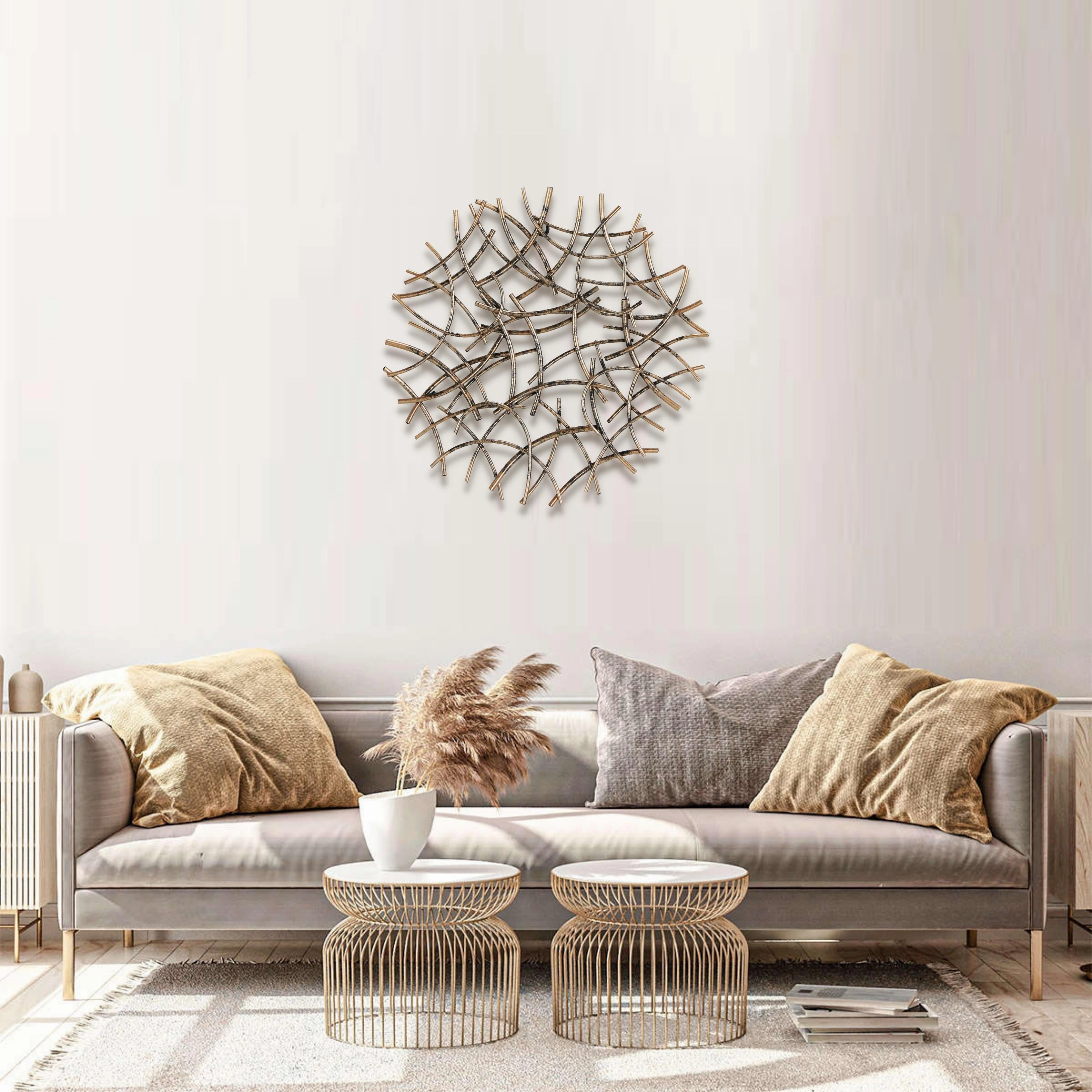 5621S - Ceru Bronze Abstract Decor