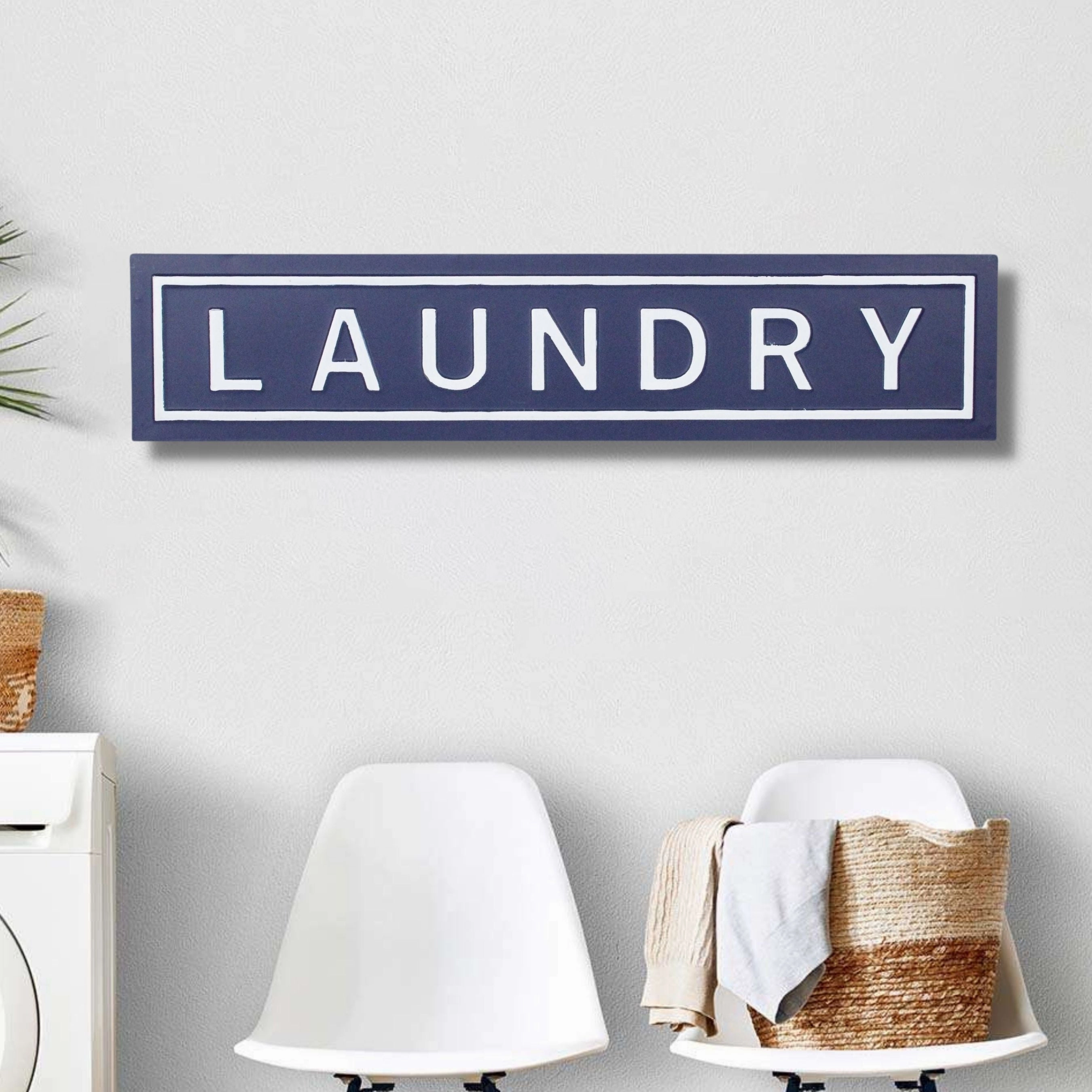 5695NB-R - Callo Blue "Laundry" Sign