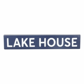 5792BL - Roven Blue Lake House Sign 