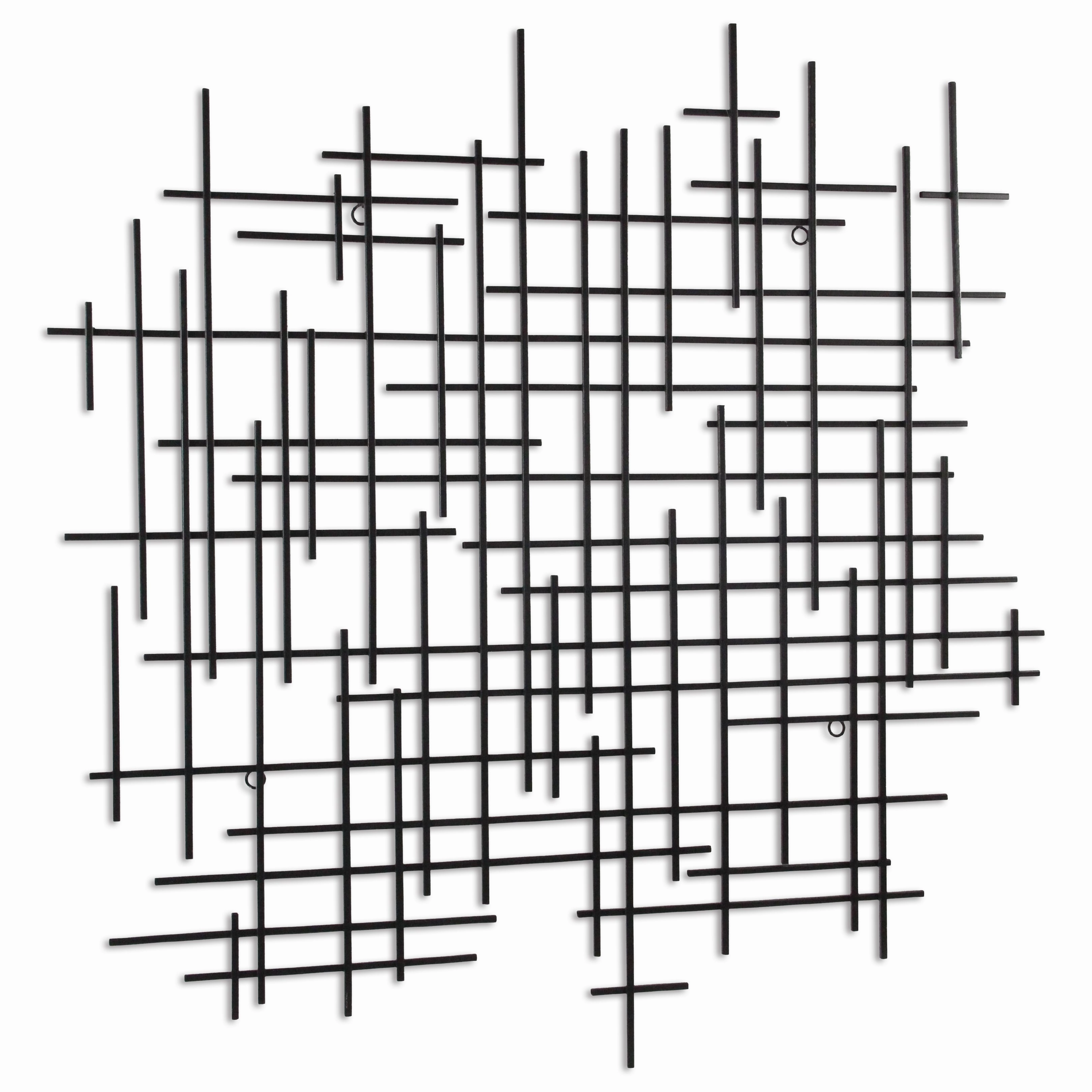5798BK - Iquara Abstract Art - Black