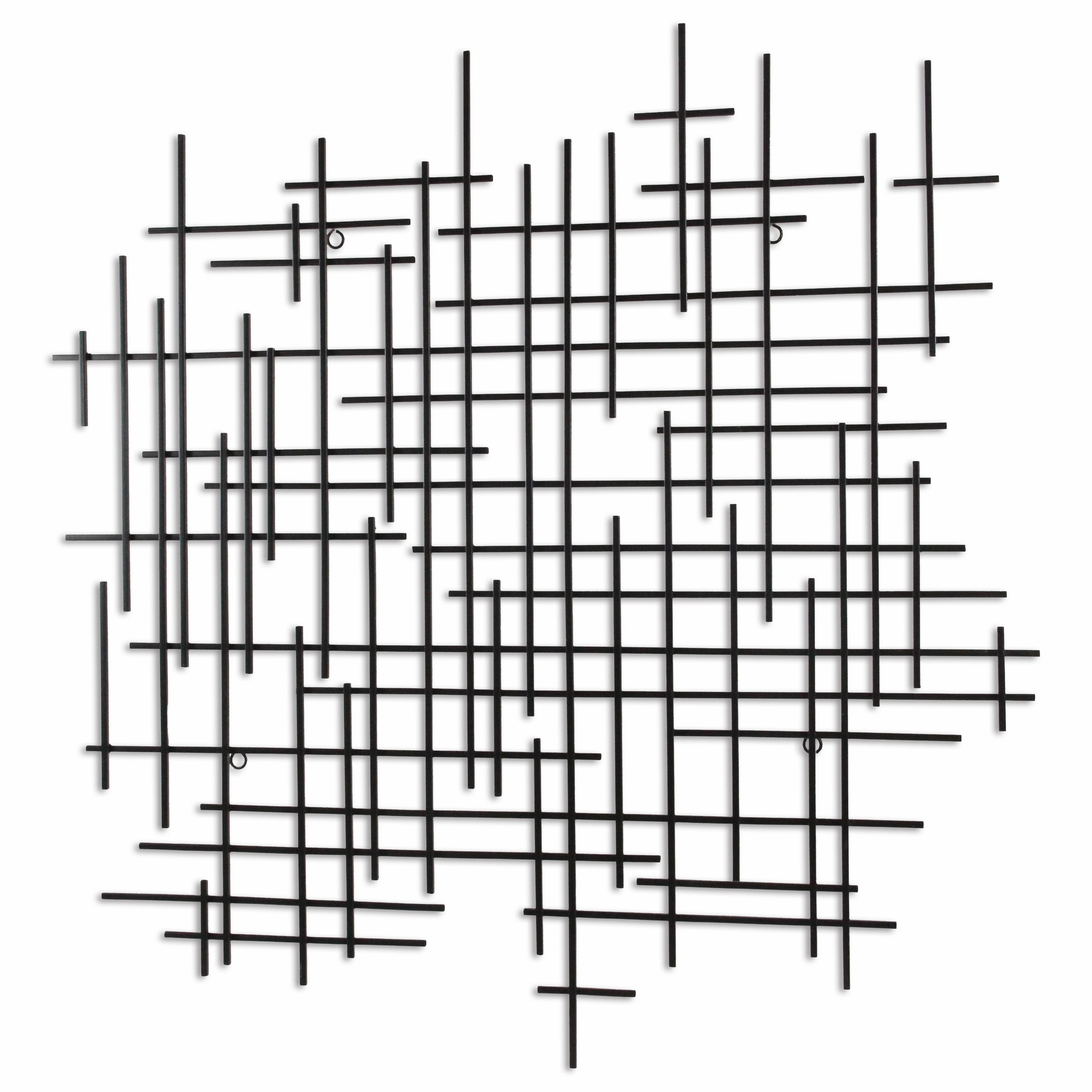 5798BK - Iquara Abstract Art - Black