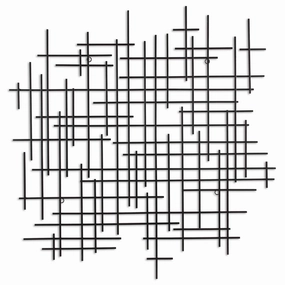 5798BK - Iquara Abstract Art - Black 