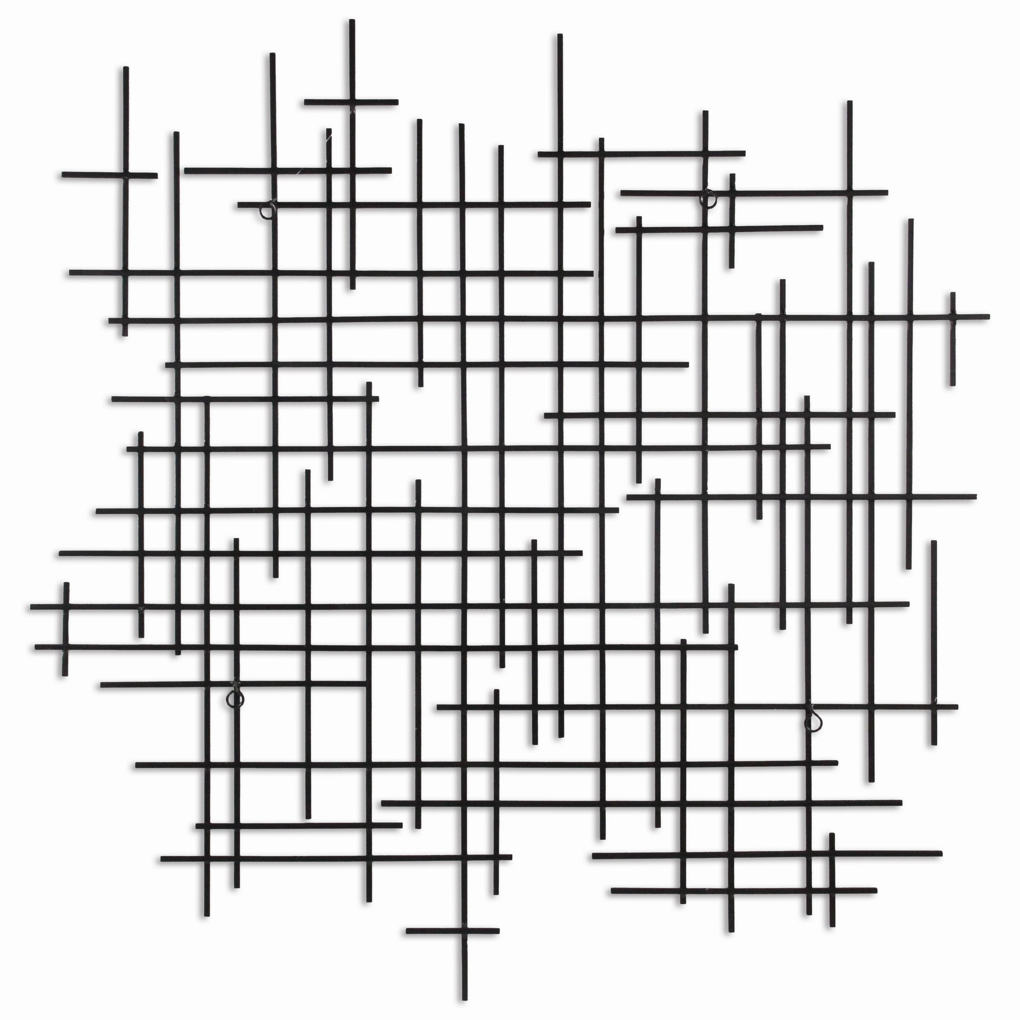 5798BK - Iquara Abstract Art - Black