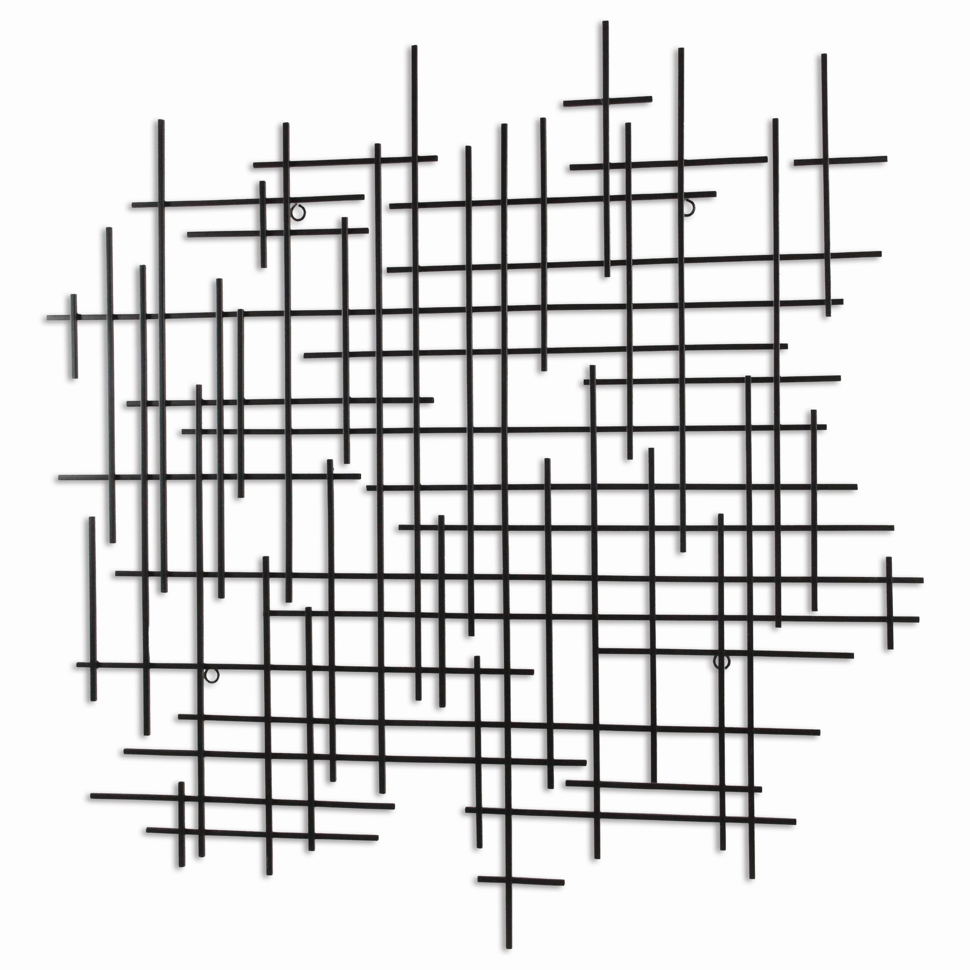 5798BK - Iquara Abstract Art - Black