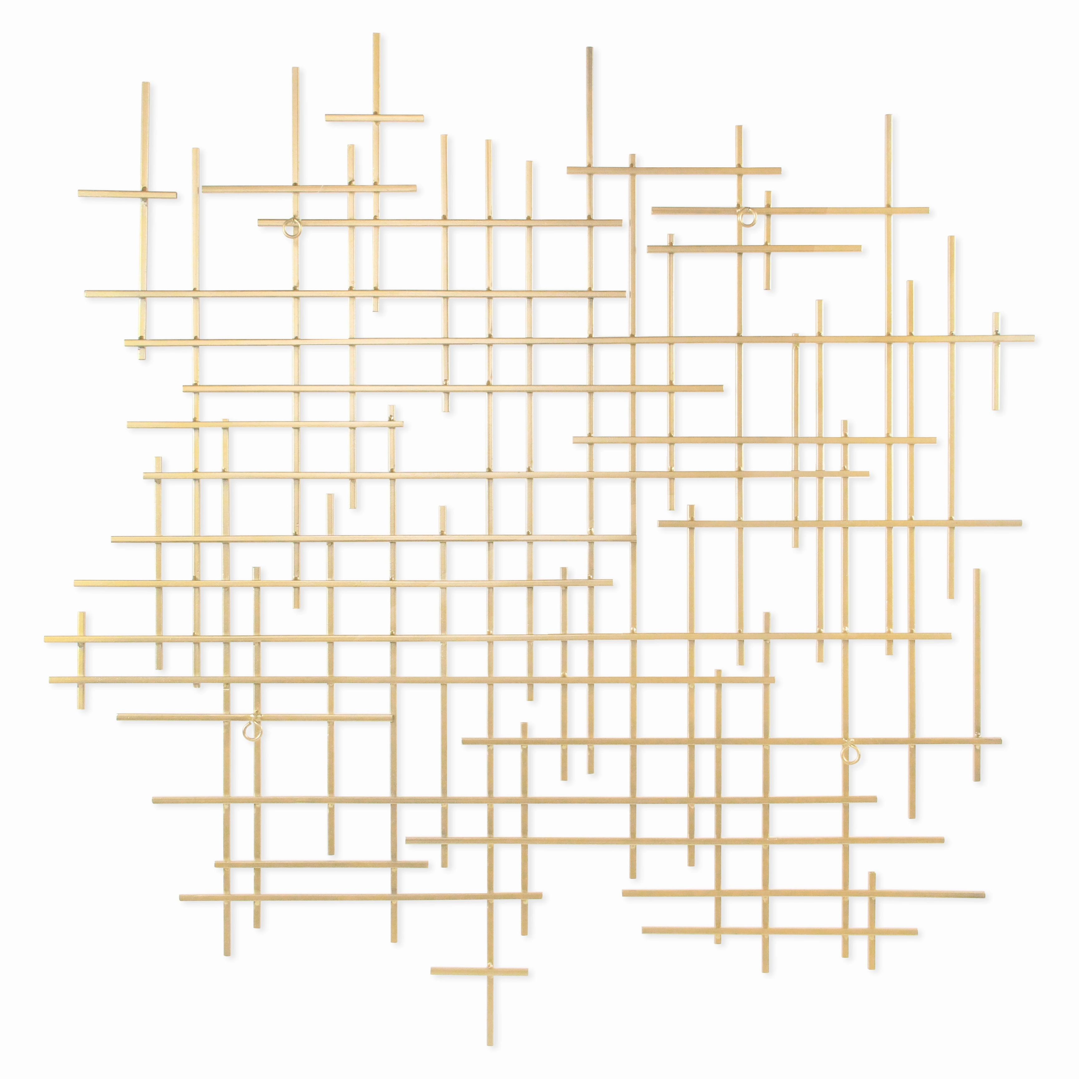 5798GD - Iquara Abstract Art - Gold