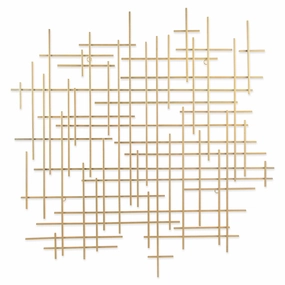 5798GD - Iquara Abstract Art - Gold 