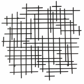 5799BK - Iquara Abstract Art - Black 