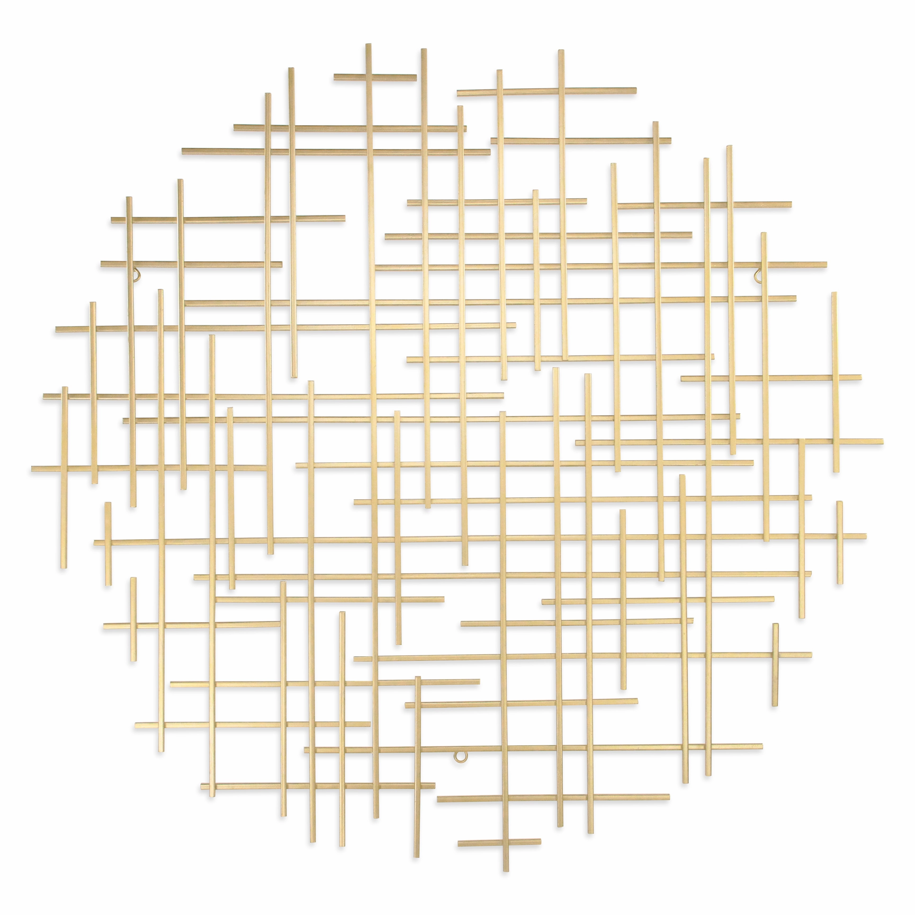 5800GD - Iquara Round Art - Gold 