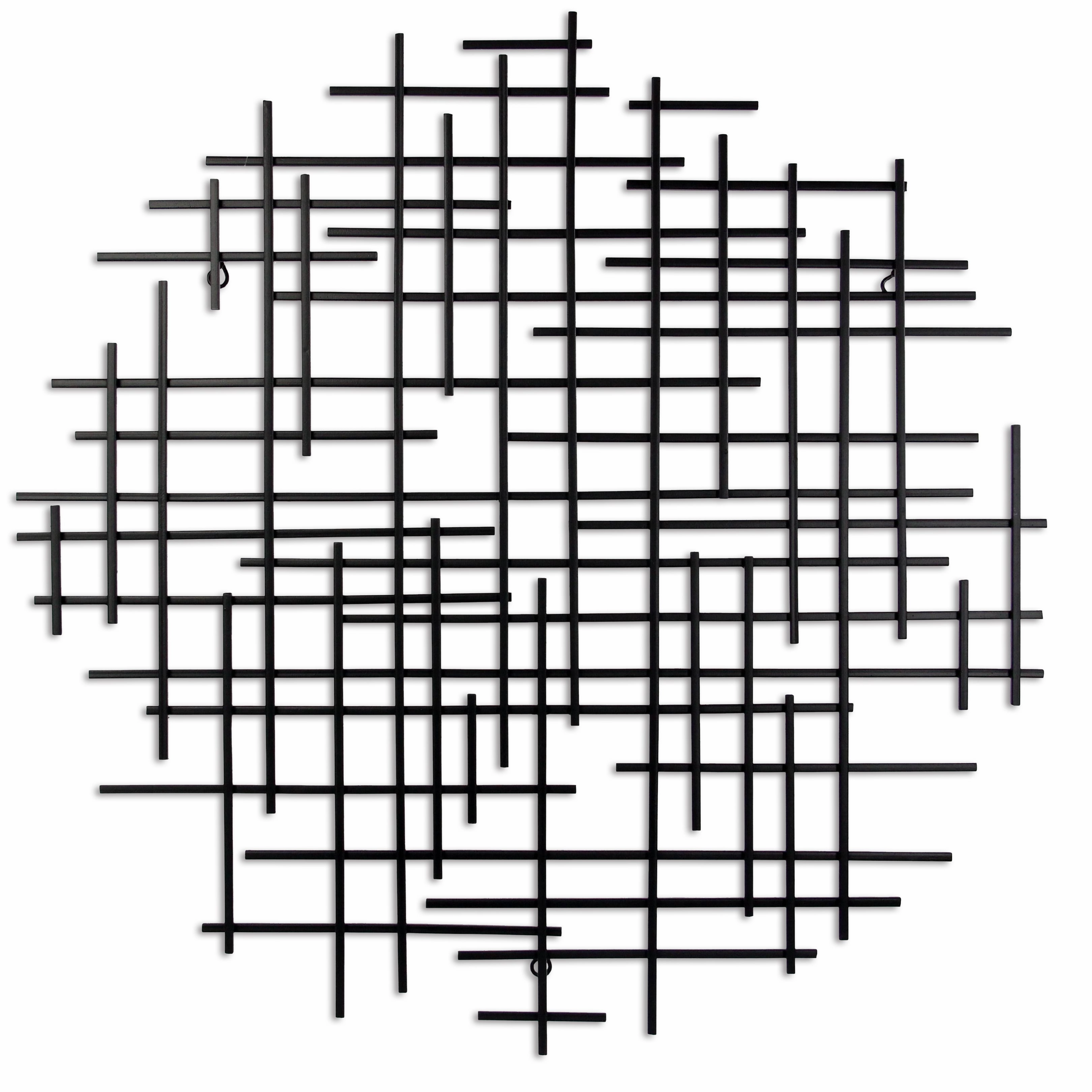 5801BK - Iquara Round Art - Black 