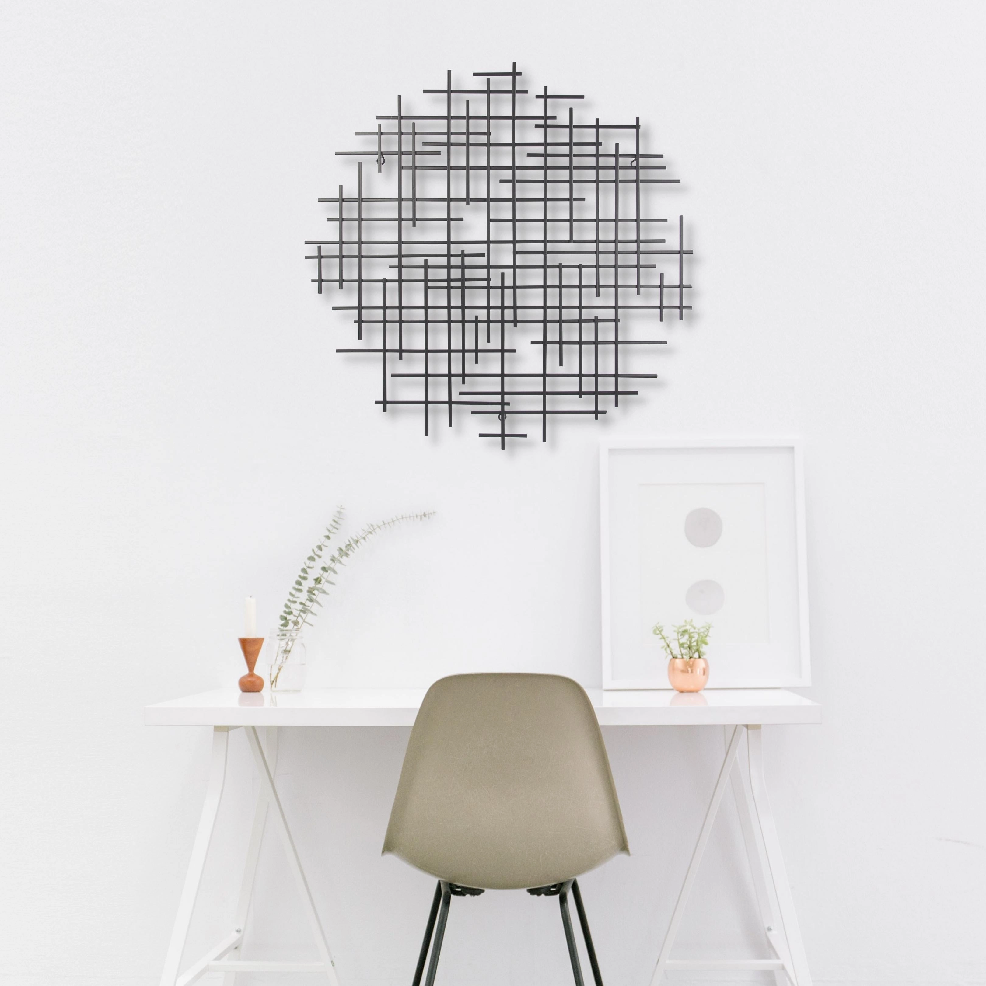 5801BK - Iquara Round Art - Black
