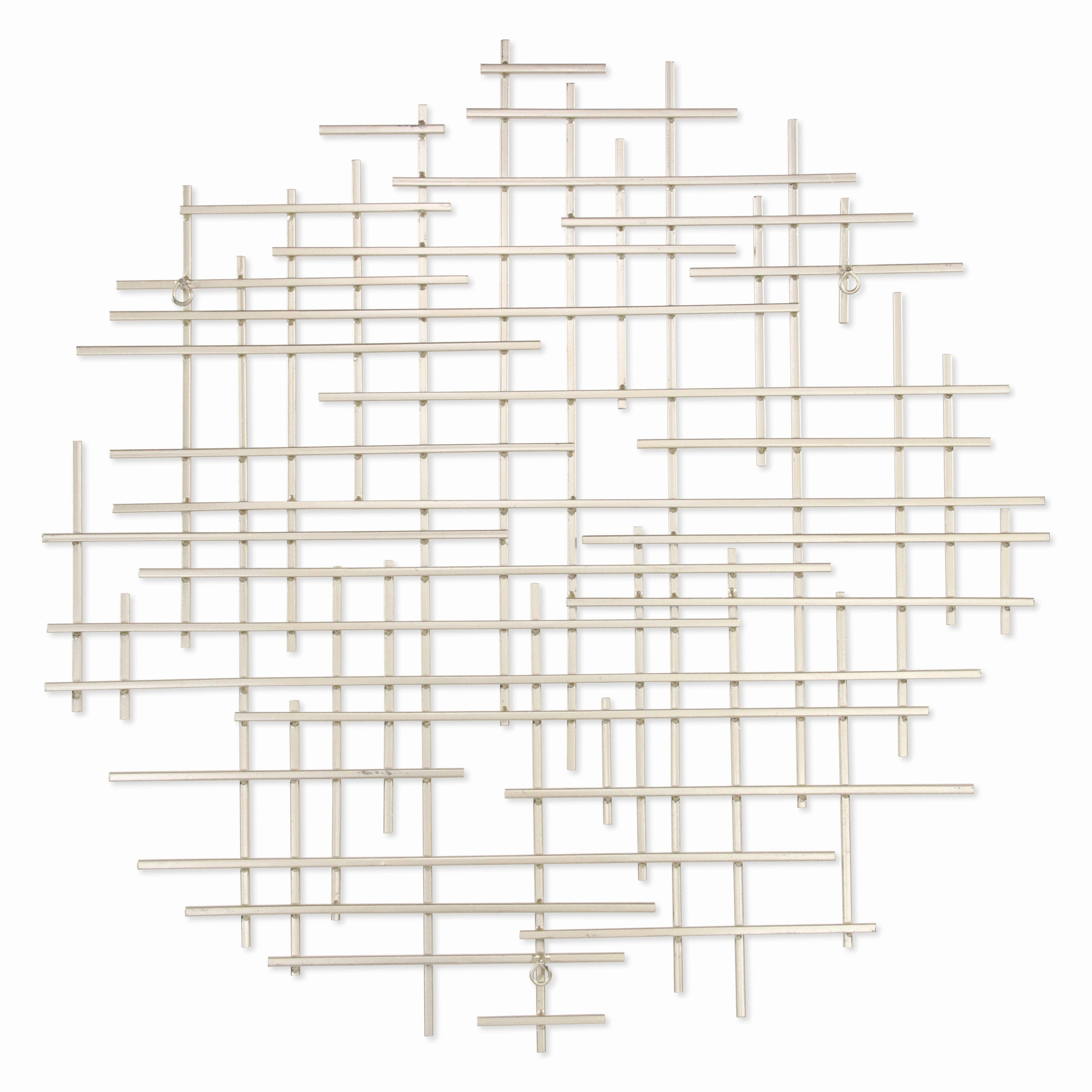 5801SV - Iquara Round Art - Silver