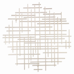 5801SV - Iquara Round Art - Silver 